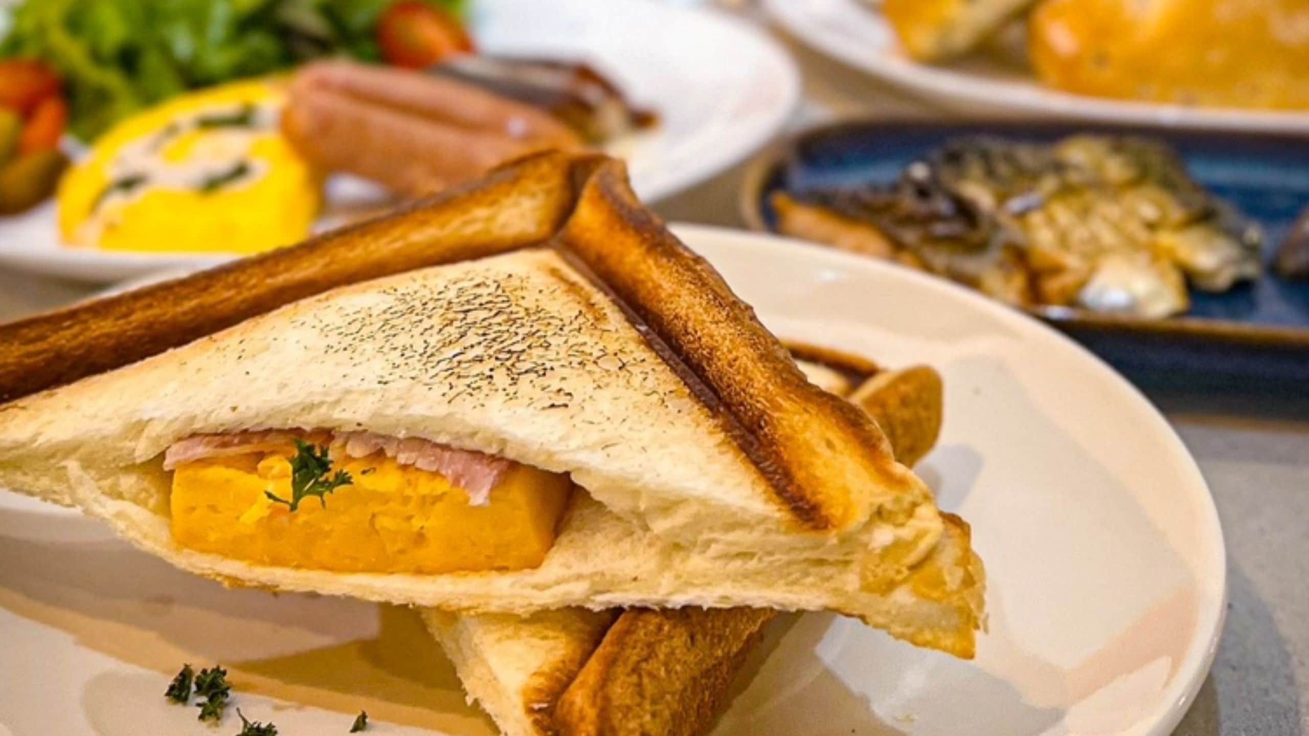 Today's freshly baked hot sandwich