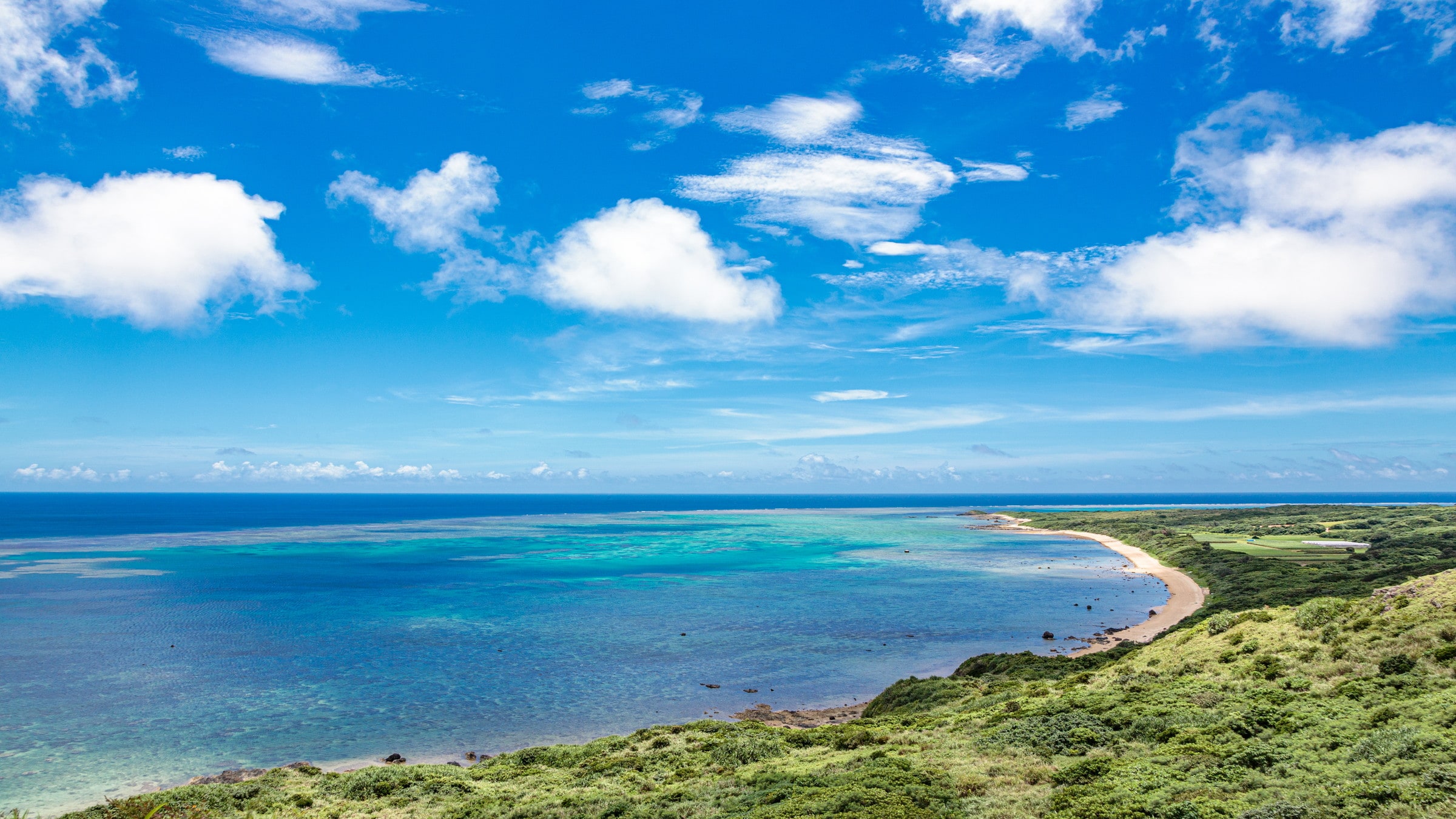 Beautiful sea from Hirakubozaki Lighthouse