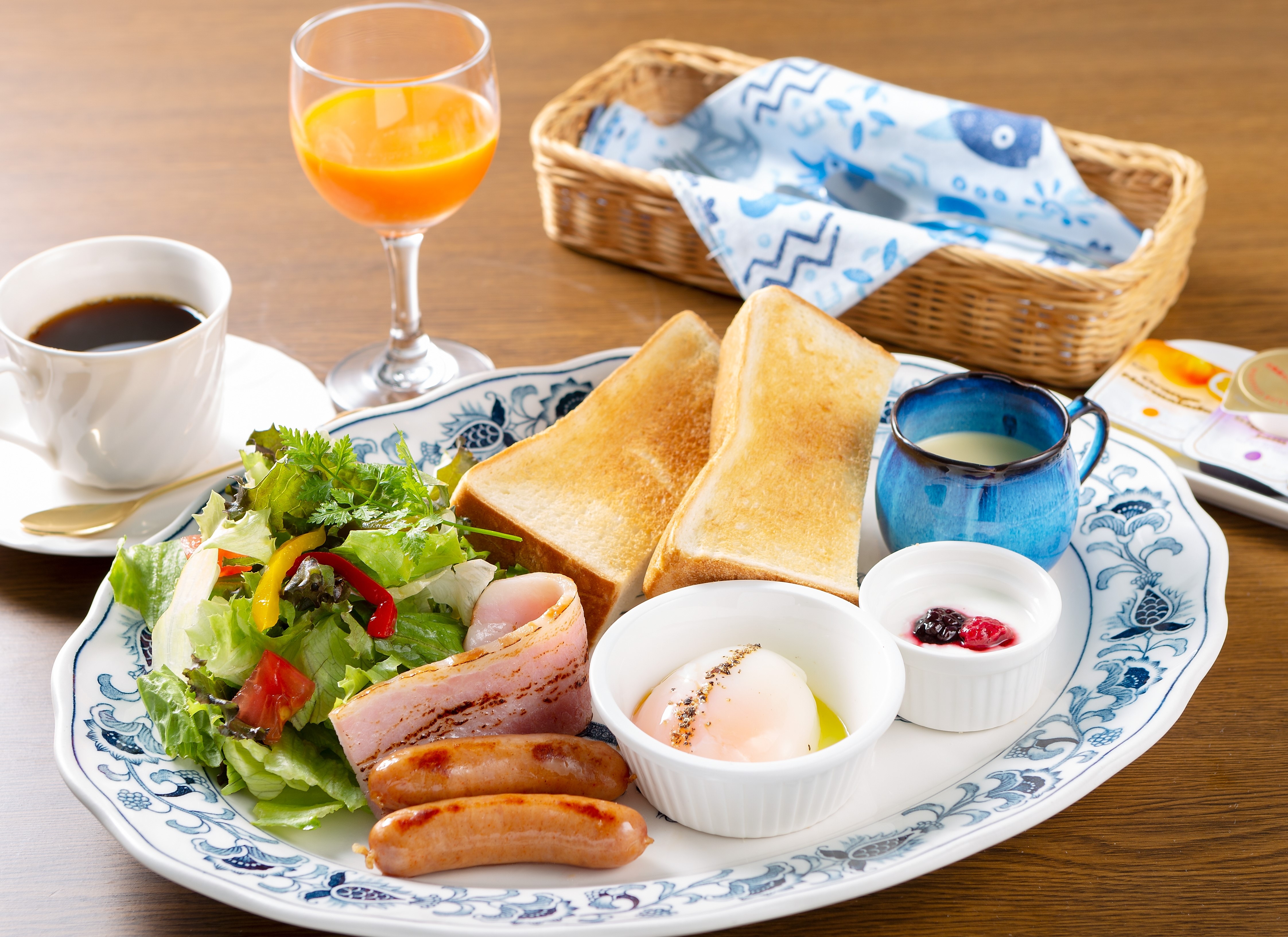 꽃차 아침 식사