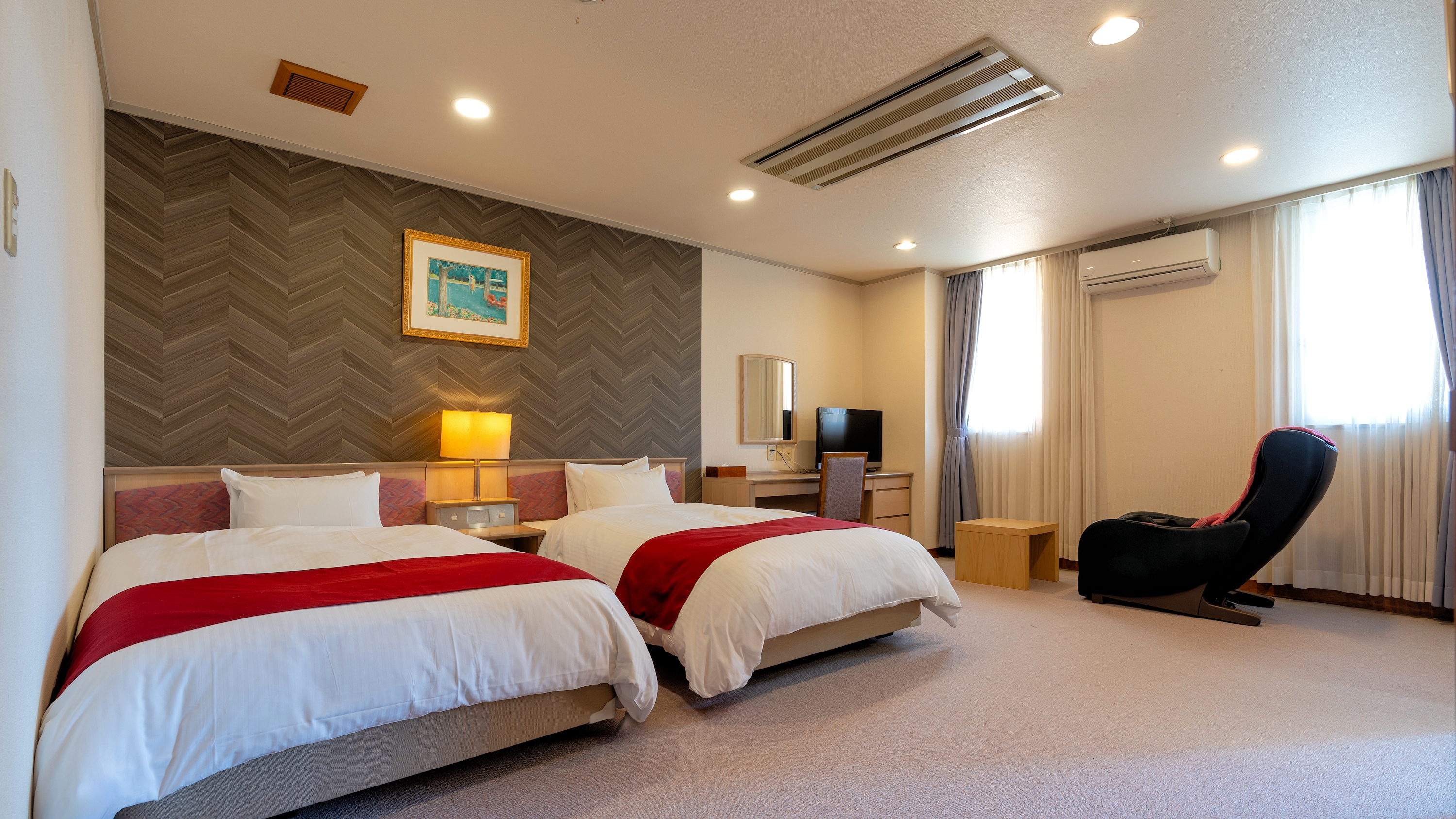 Phòng [Phòng đôi không hút thuốc + 6 chiếu tatami + 8 chiếu tatami theo phong cách Nhật Bản] Namiorion (Juen) / Phòng có phòng ngủ rộng rãi / Phổ biến với các gia đình