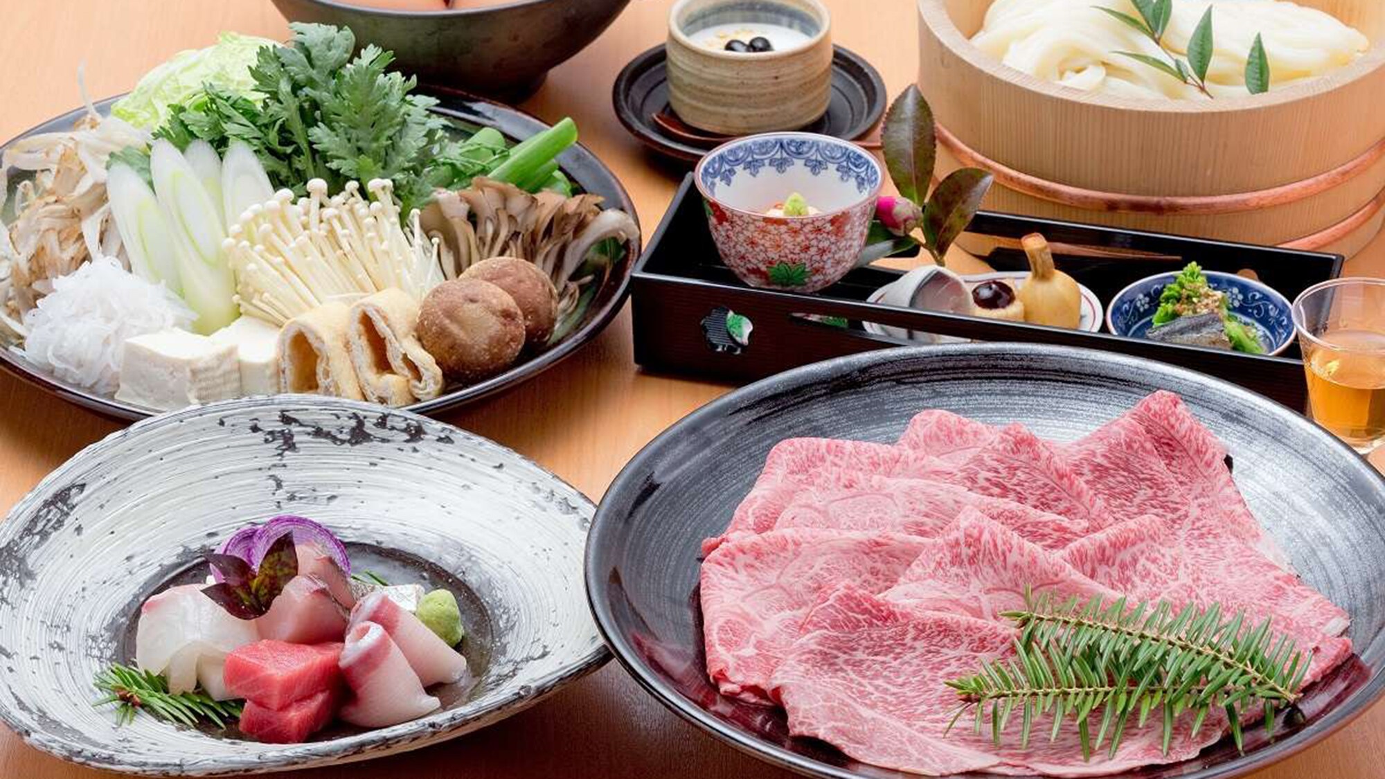 Kyoto Wagyu Beef Sukiyaki Hotpot Kaiseki *Image for illustration purposes