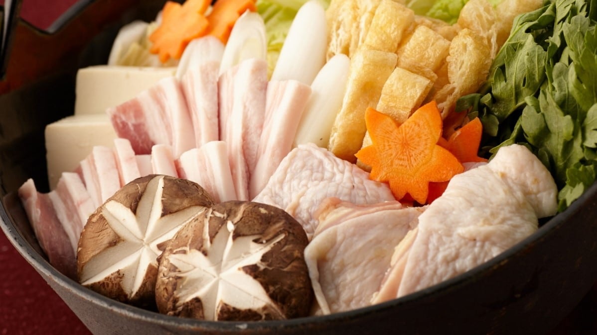 Everyone enjoys wild boar hotpot!