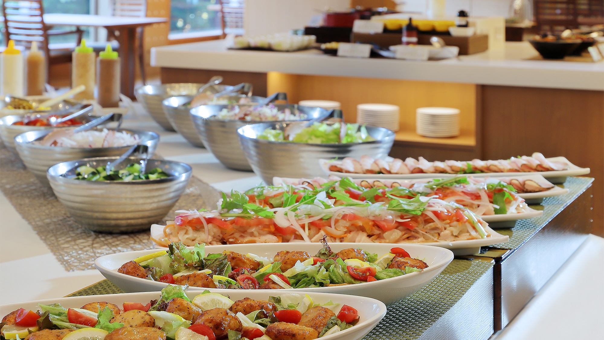 Bữa sáng tự chọn nơi bạn có thể thưởng thức bao nhiêu món ăn yêu thích tùy thích