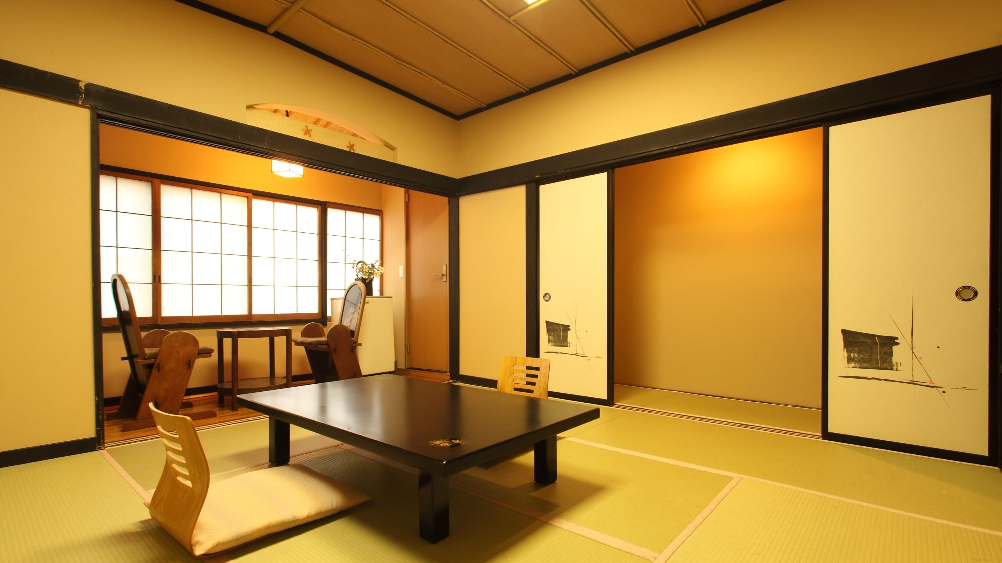 Haruna [Japanese-style room 8 tatami mats + 1.5 tatami mats with toilet] A room with a great view of Isobe Onsen