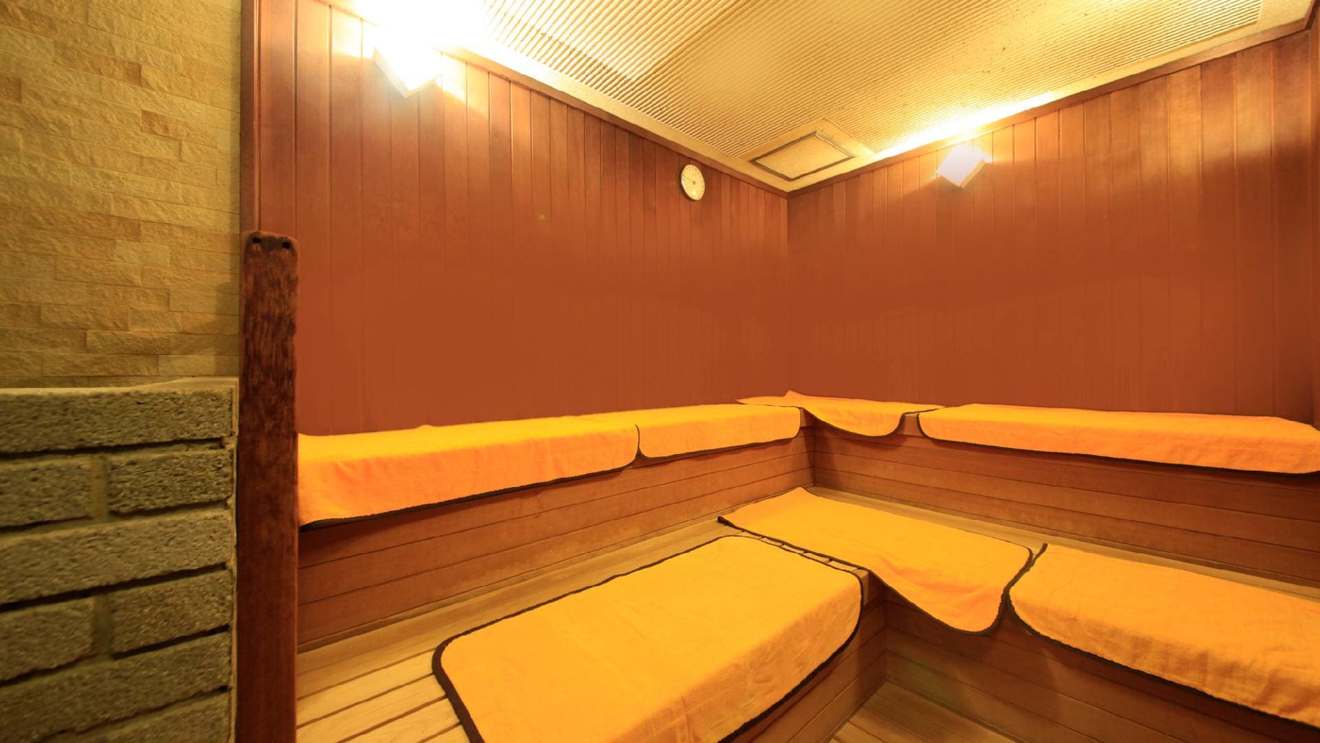 A spacious and authentic high-temperature sauna
