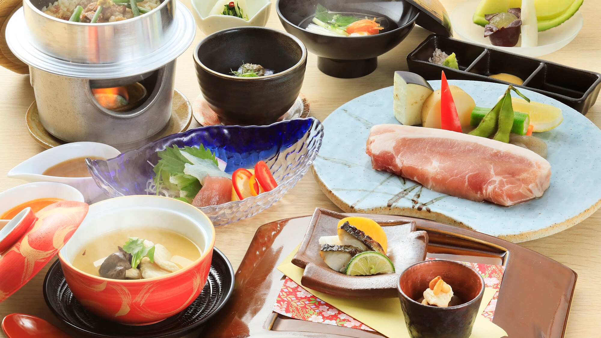 [Delicious small portion Kaiseki] A small portion Kaiseki, recommended for those who mainly enjoy alcohol (example)