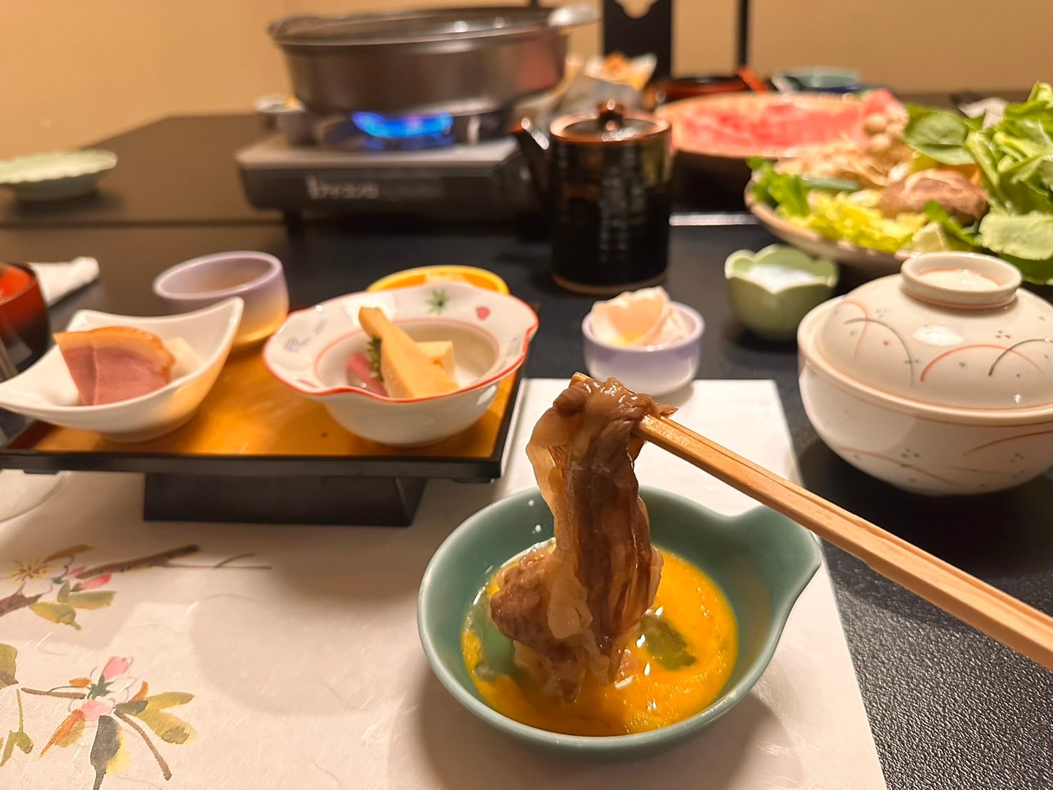 Sukiyaki set meal