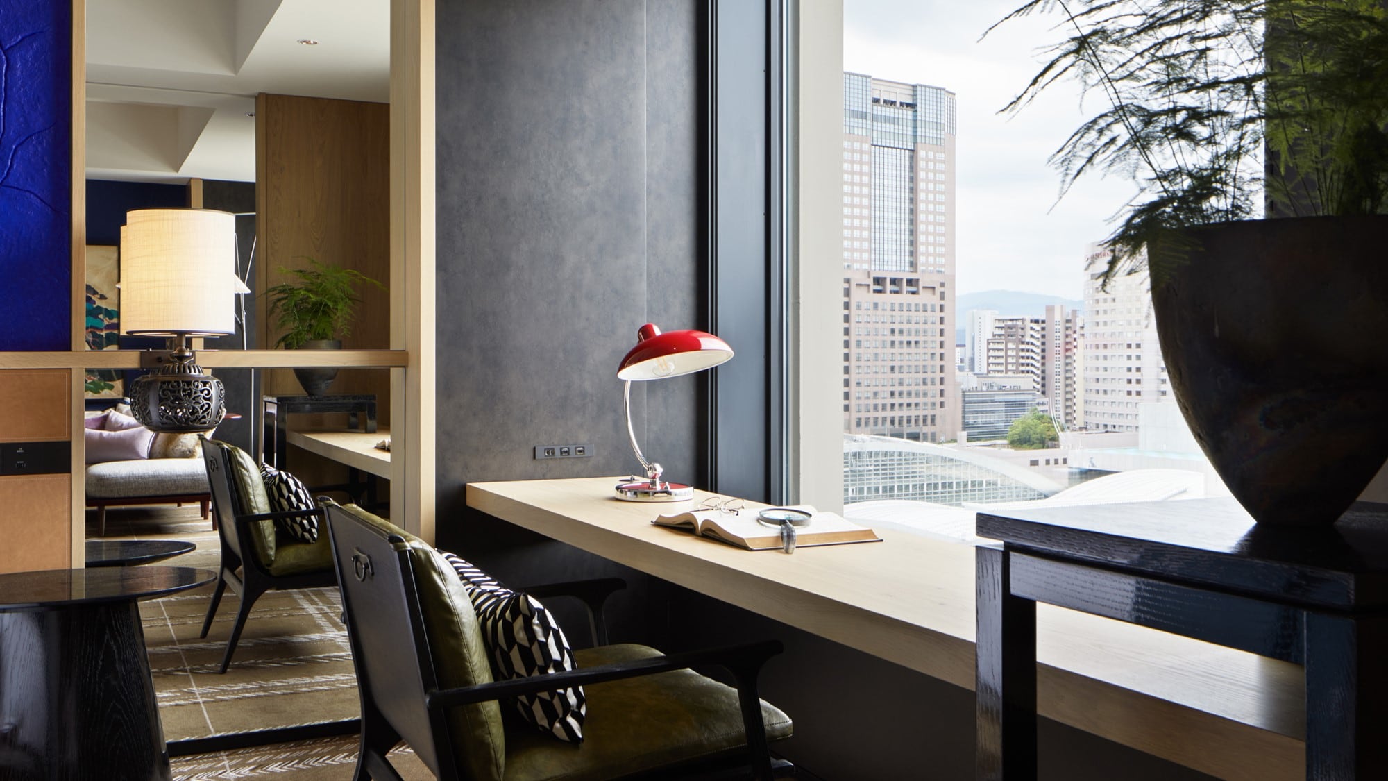 City View King Suite Living Room