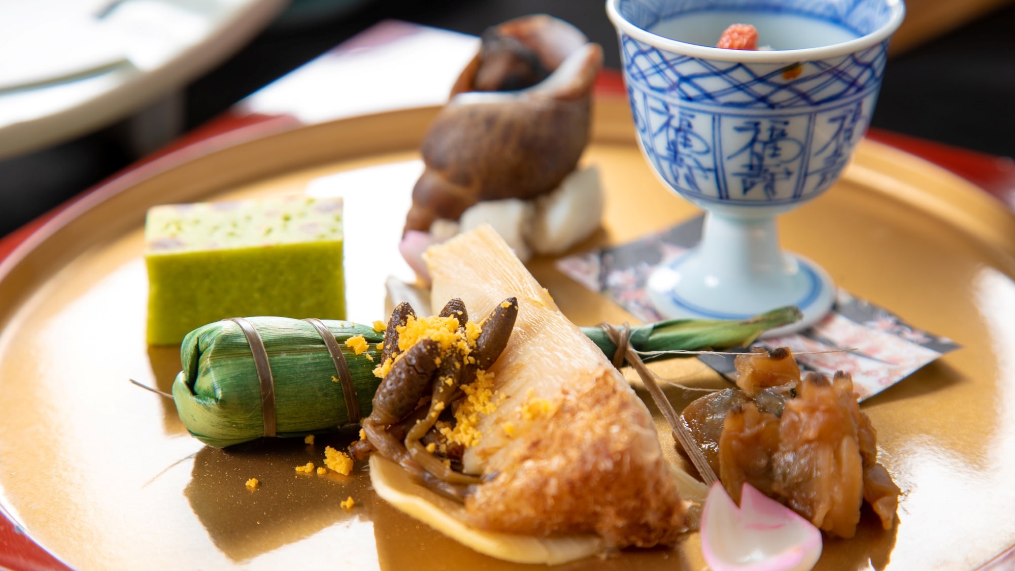 使用當季食材的日式宴席