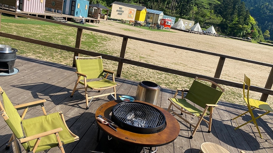 Sân thượng Glamping
