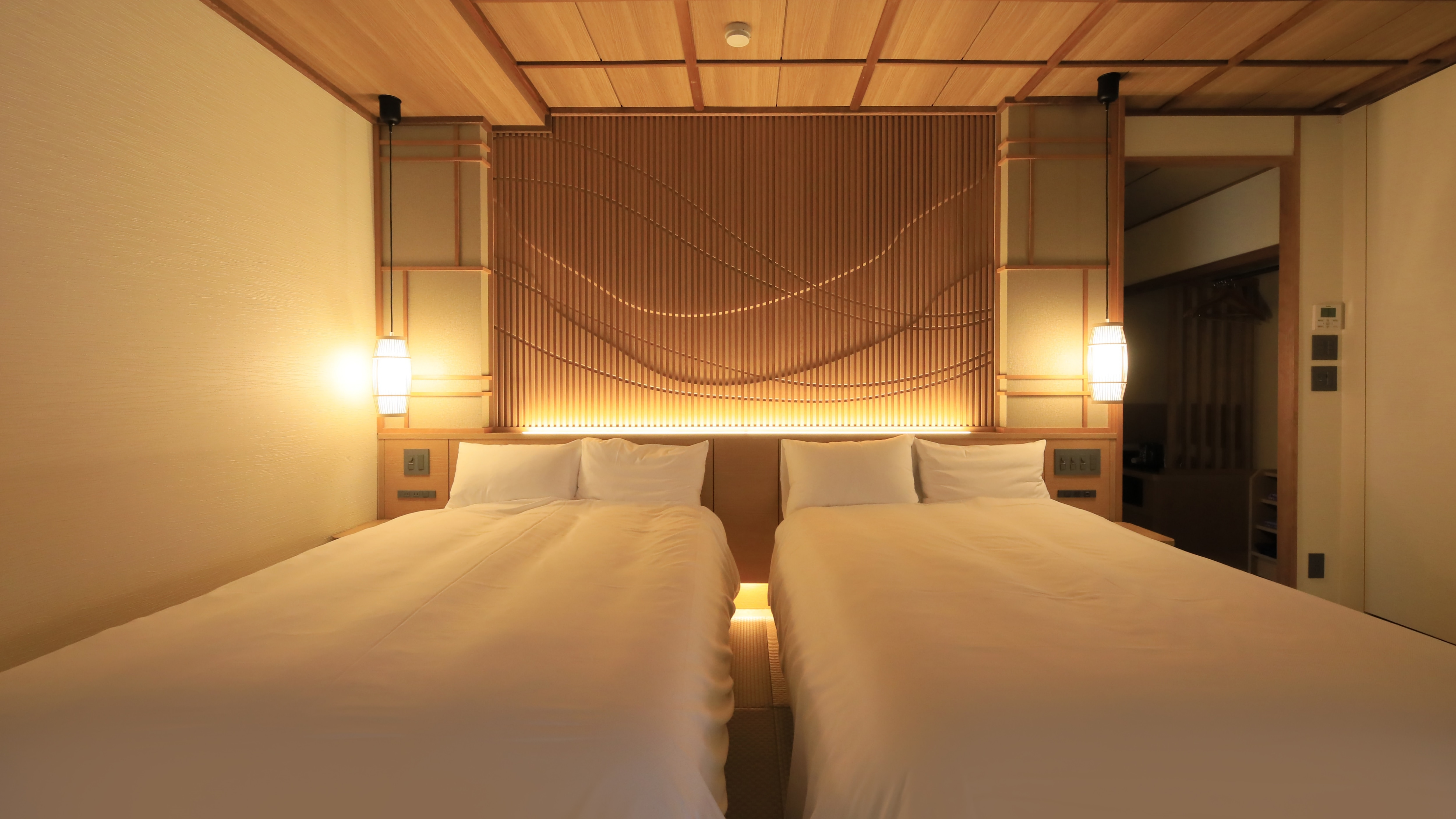 Lantai 10 Japanese modern twin 57㎡ (tempat tidur semi-double Simmons)