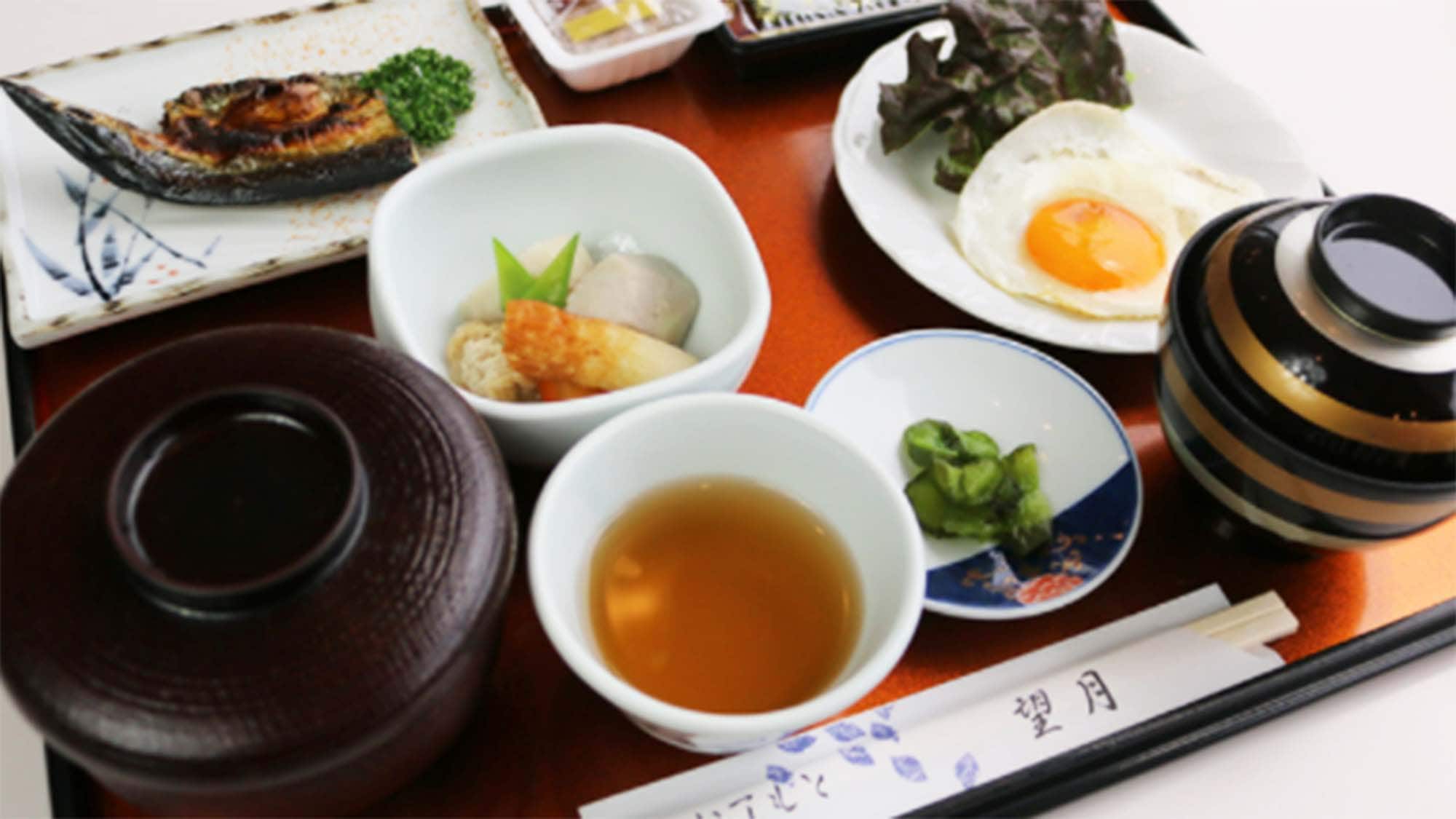 ・ Breakfast (Japanese food) example: You can enjoy it for 500 yen (excluding tax).