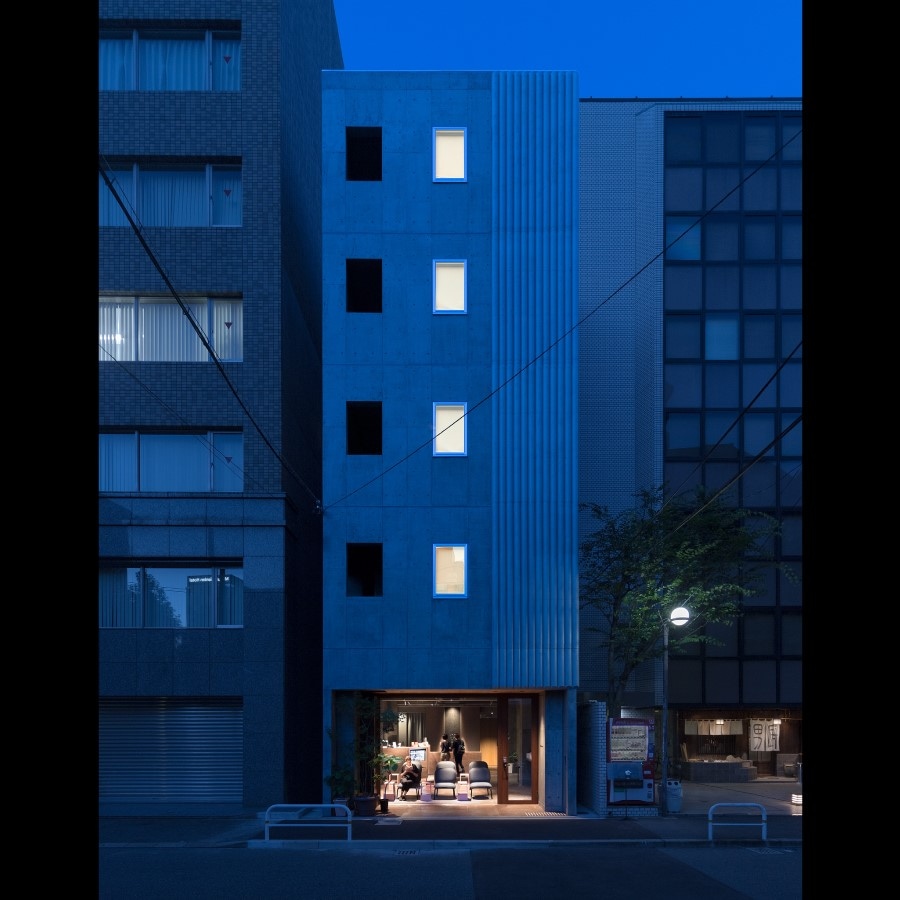 Hotel exterior (evening)