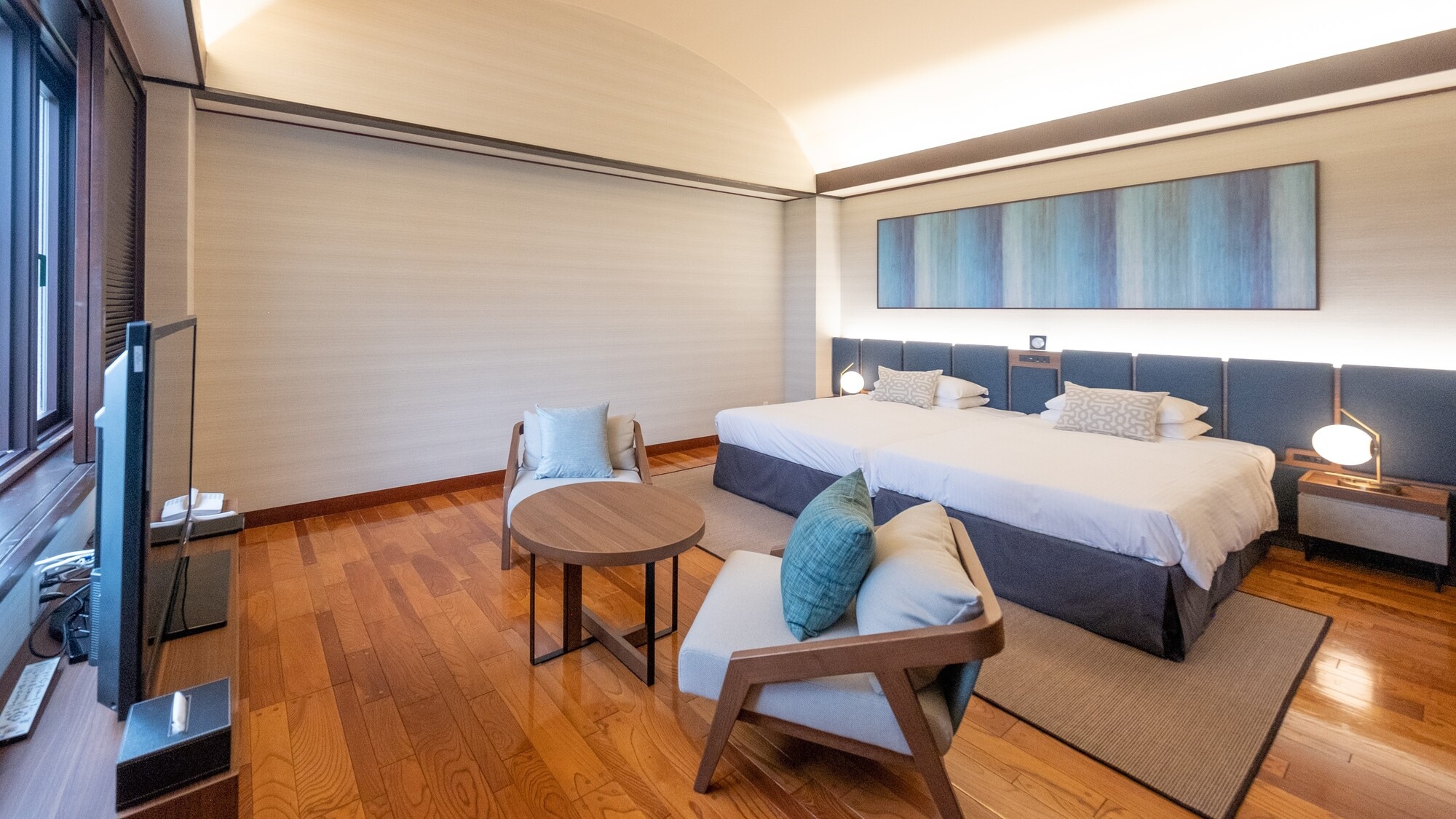 Grand Suite (125 sqm) Separate bedroom on the second floor up the spiral staircase