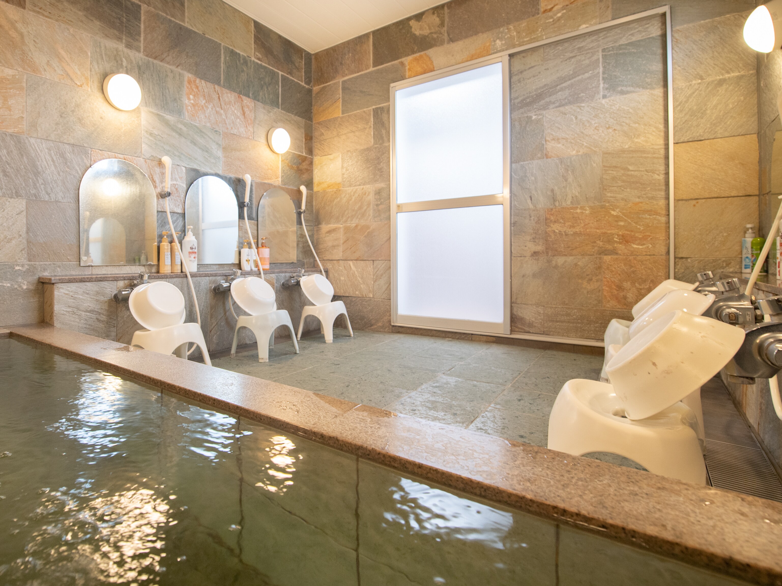 Large communal bath