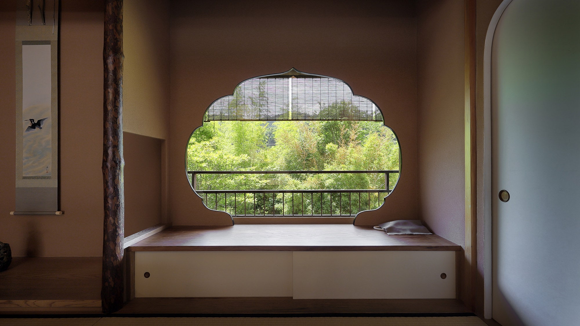 [Jougen no Ma] Japanese-style room with half open-air bath (90 square meters)