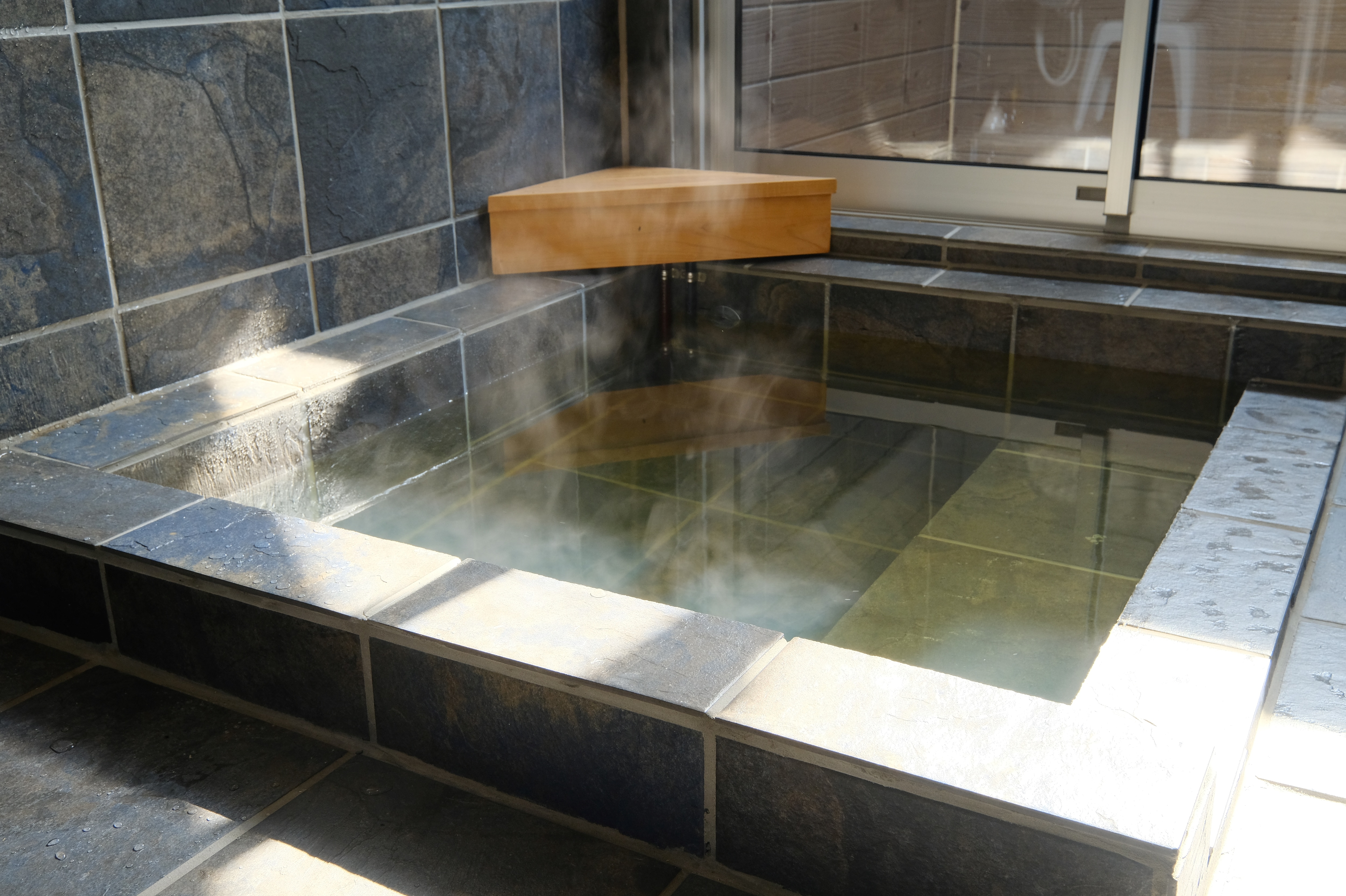 Separate cottage, hot spring