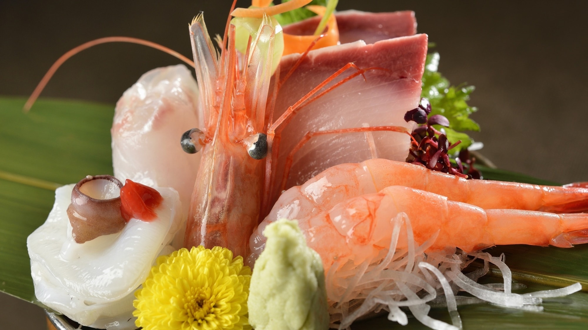 Uses seasonal ingredients with outstanding freshness! Shrimp such as Nanban shrimp