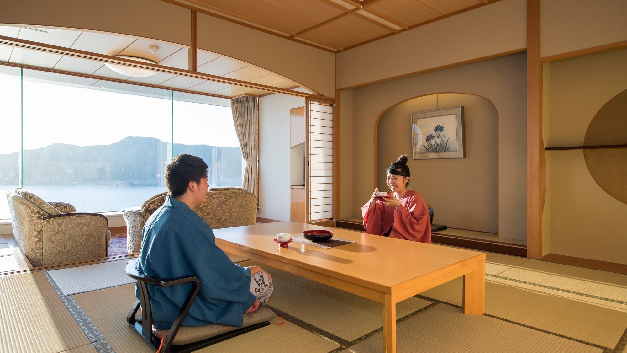 * [Special room] You can relax in a space full of openness.