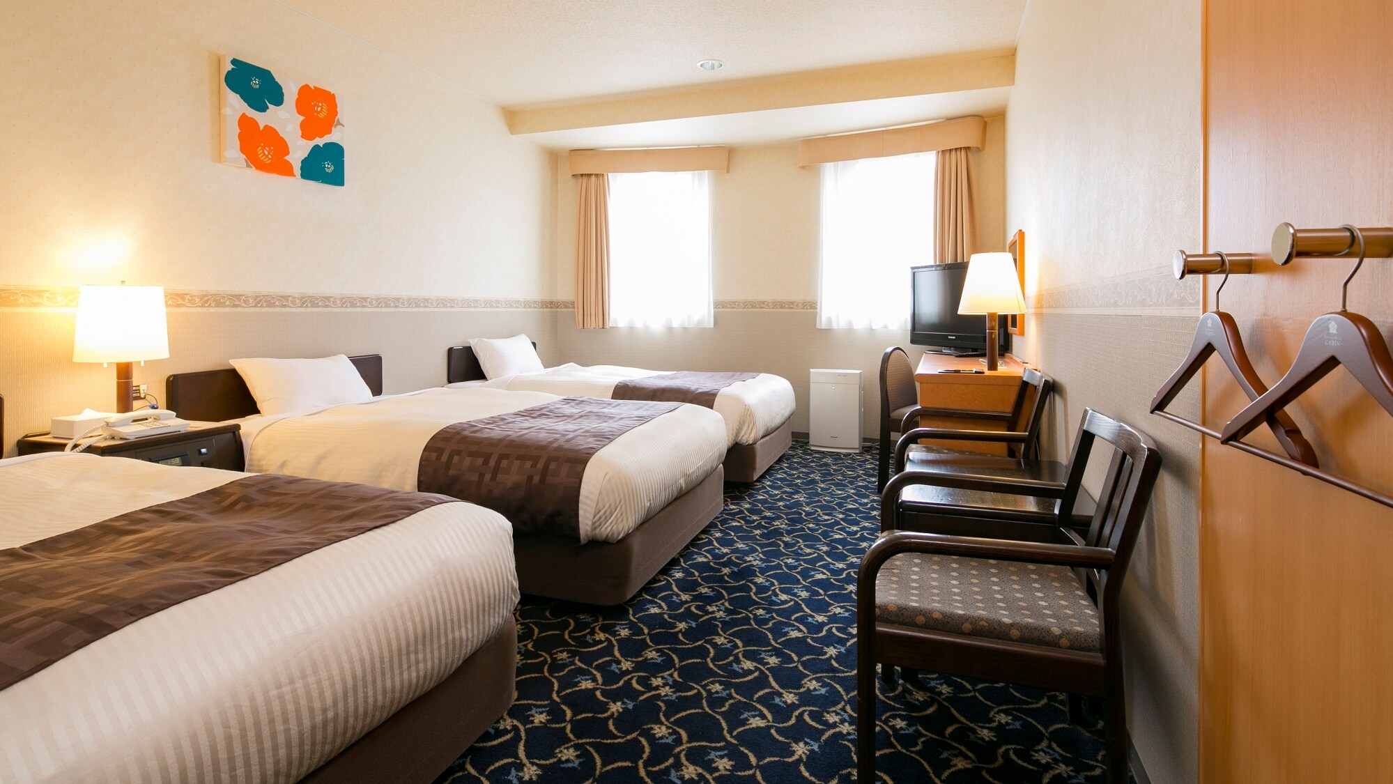 【三人房】20平方米/110厘米寬床