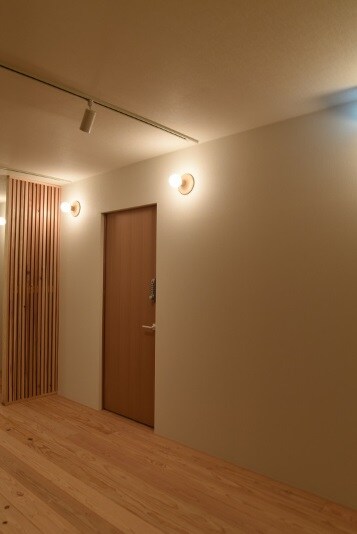 Inside the building