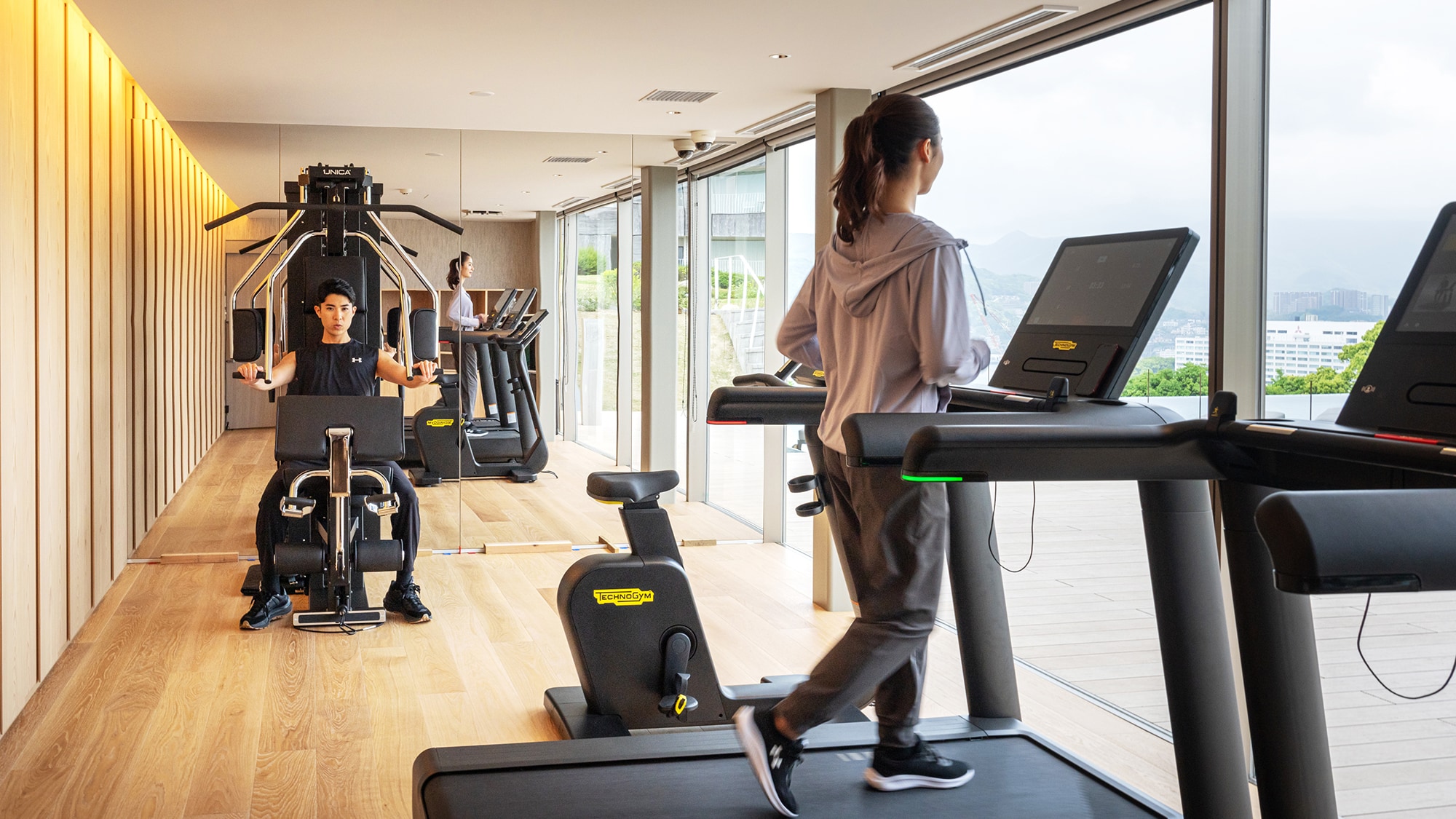 ■Newly opened in April 2011■ [Sauna/Gym] Enjoy a refreshing time with a refreshing sweat, unique to a resort.