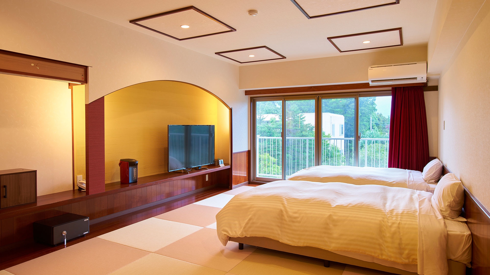 We have various types of rooms. (All rooms are equipped with free Wi-Fi)