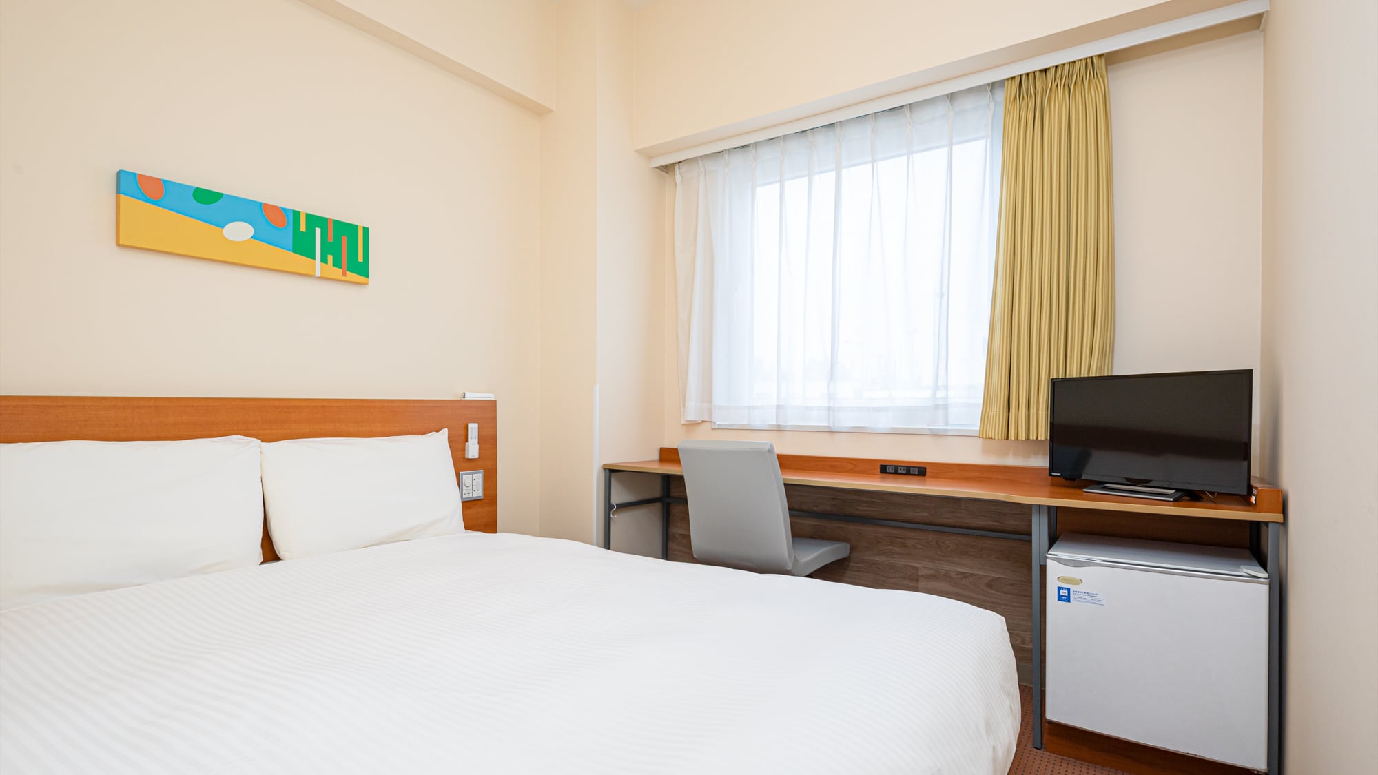 [1 bed] Queen room ◆ Bed width 160cm x 1 ◆ Area 14 square meters
