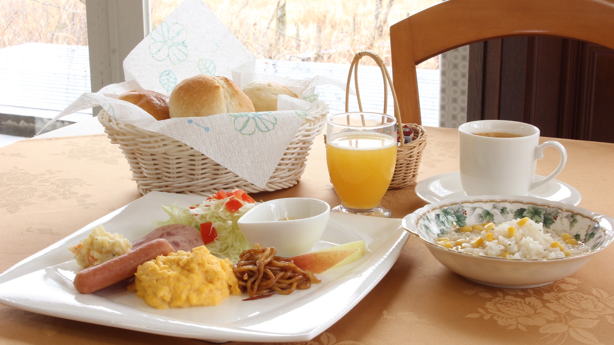 Breakfast: One plate