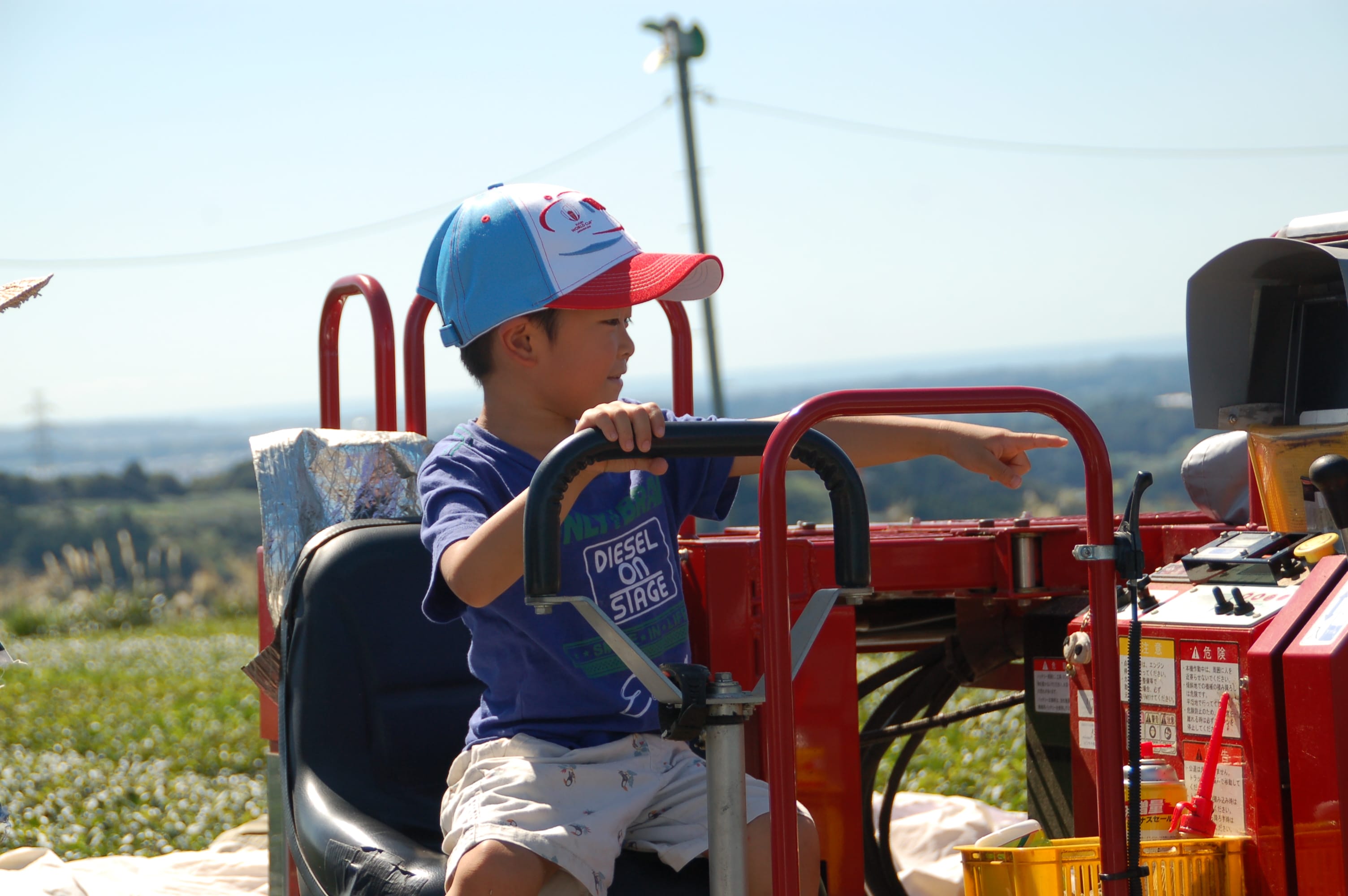 You might even be able to try operating a tea harvesting machine!