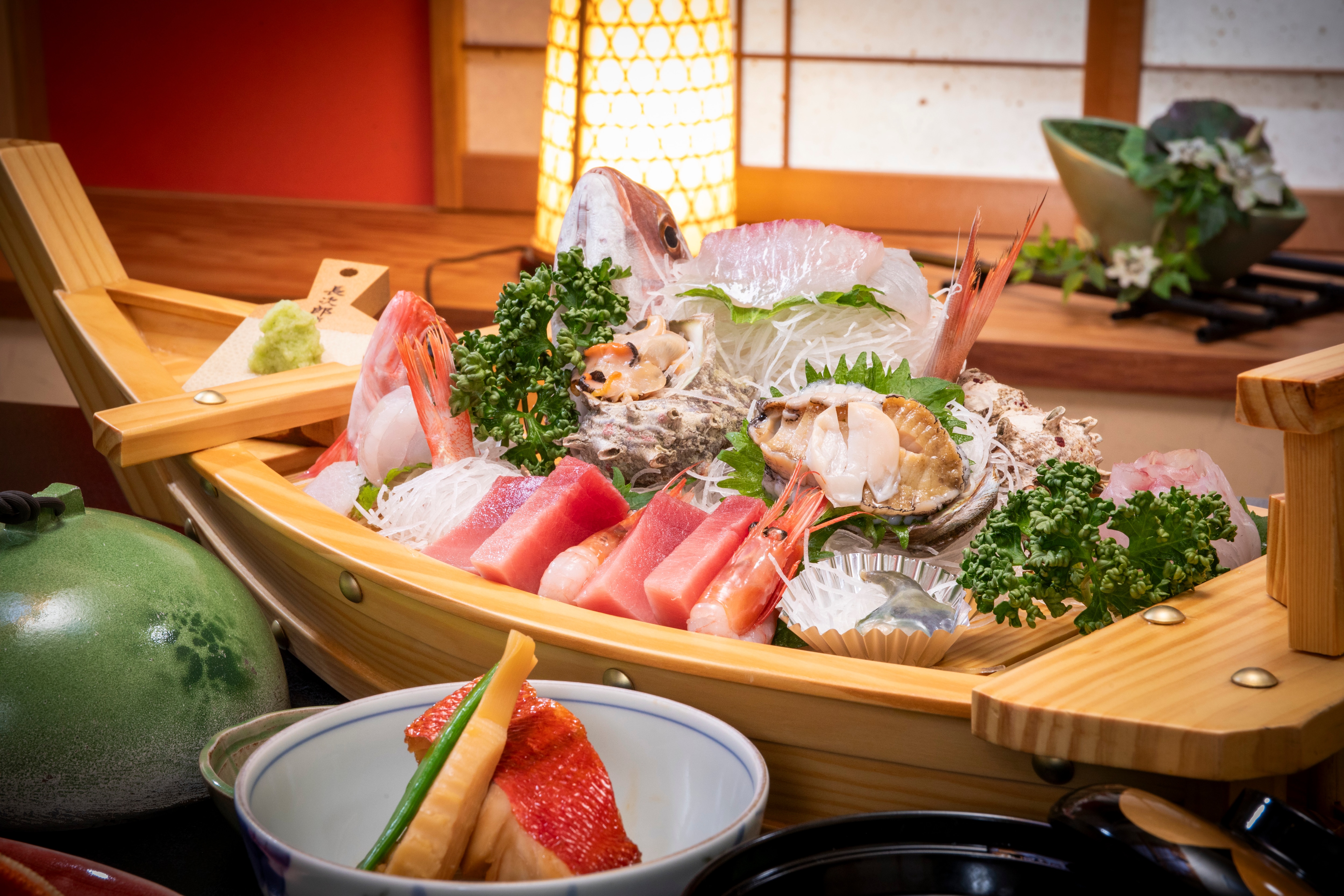 An example of a platter of 6 kinds of abalone