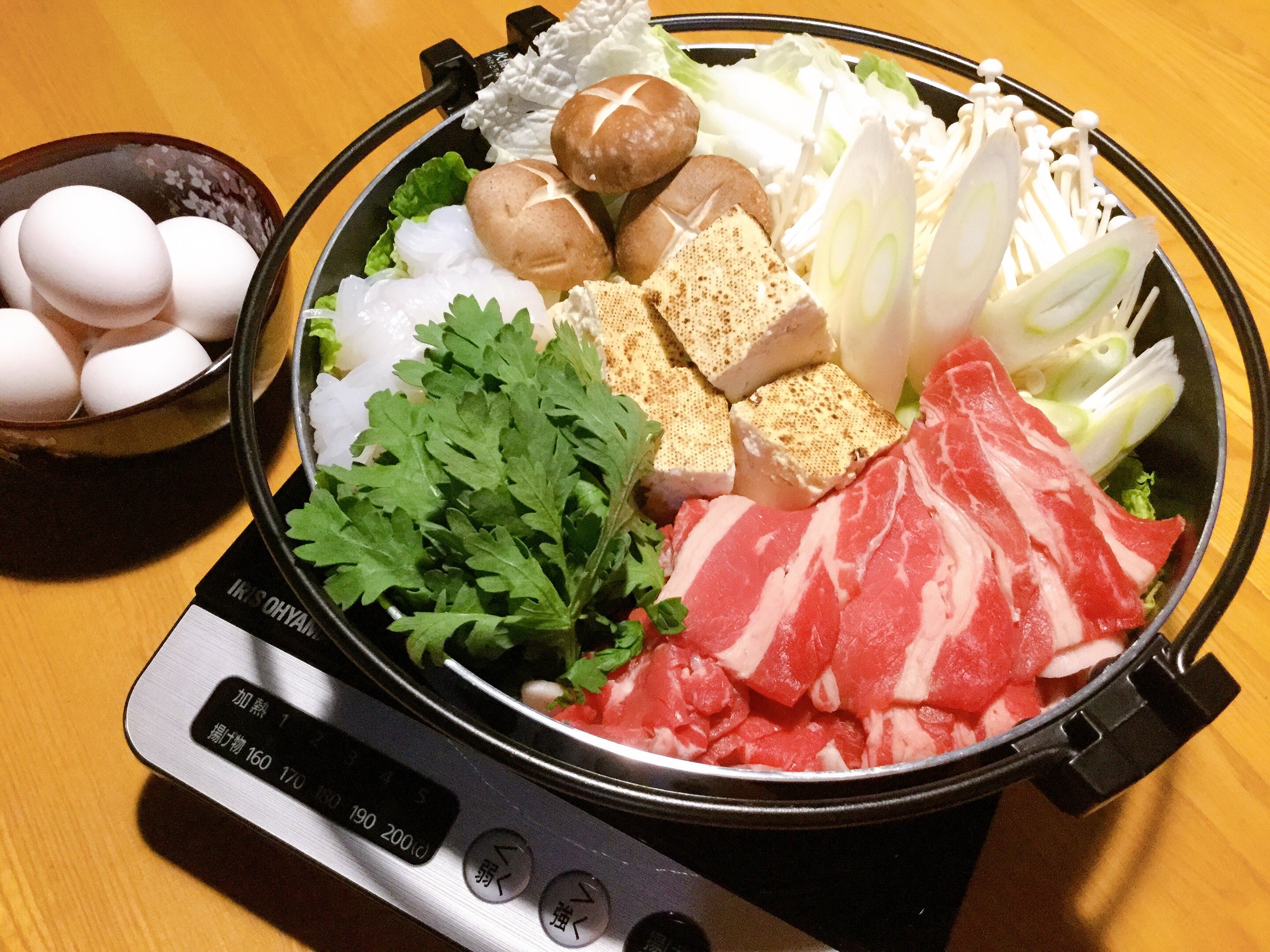 Dinner plan (Sukiyaki)
