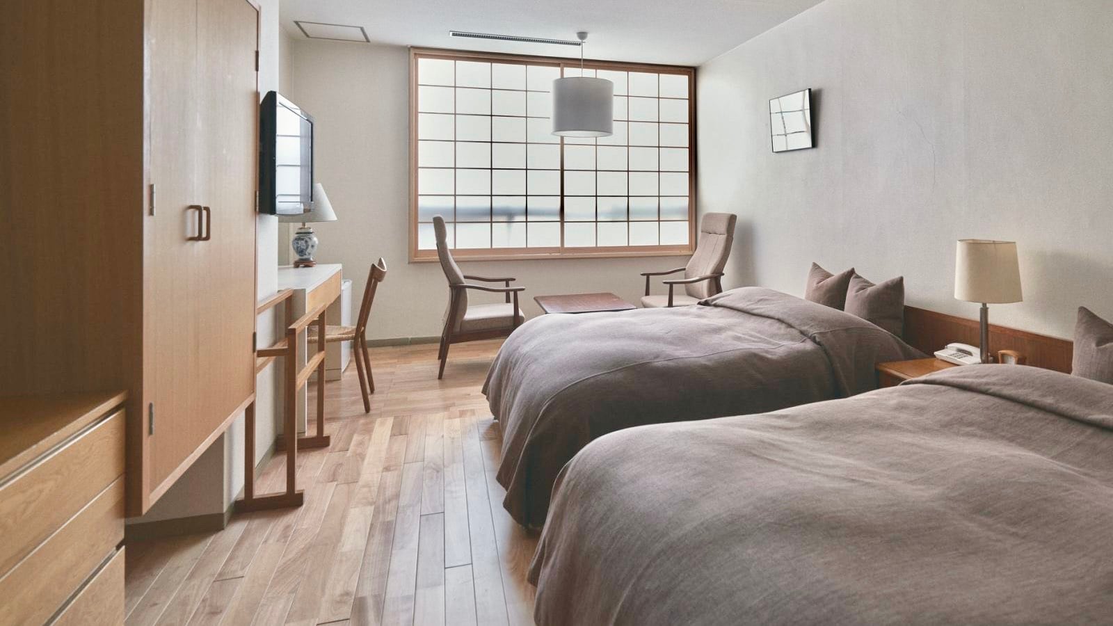 Western-style room (twin bed)