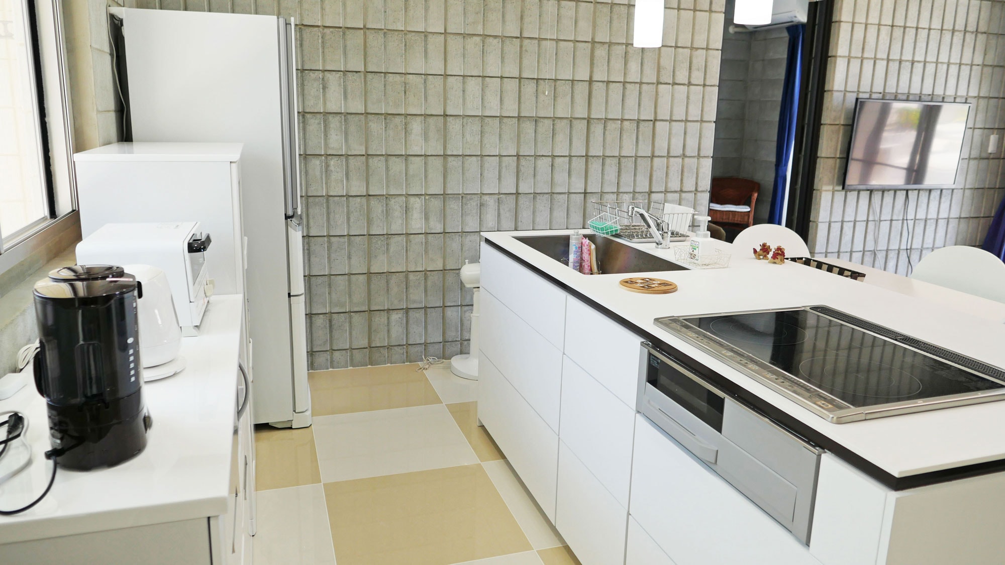 [Kitchen] Perfect for self-catering in a large space! Cooking will be fun ♪