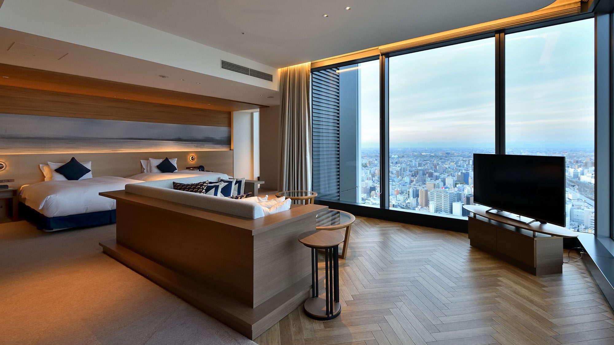 [32nd floor] Universal corner twin