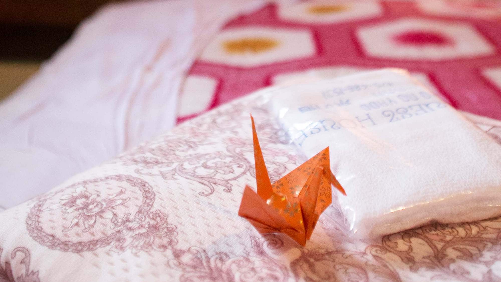 ・ [Sakura] Hospitality with a thousand paper cranes ♪