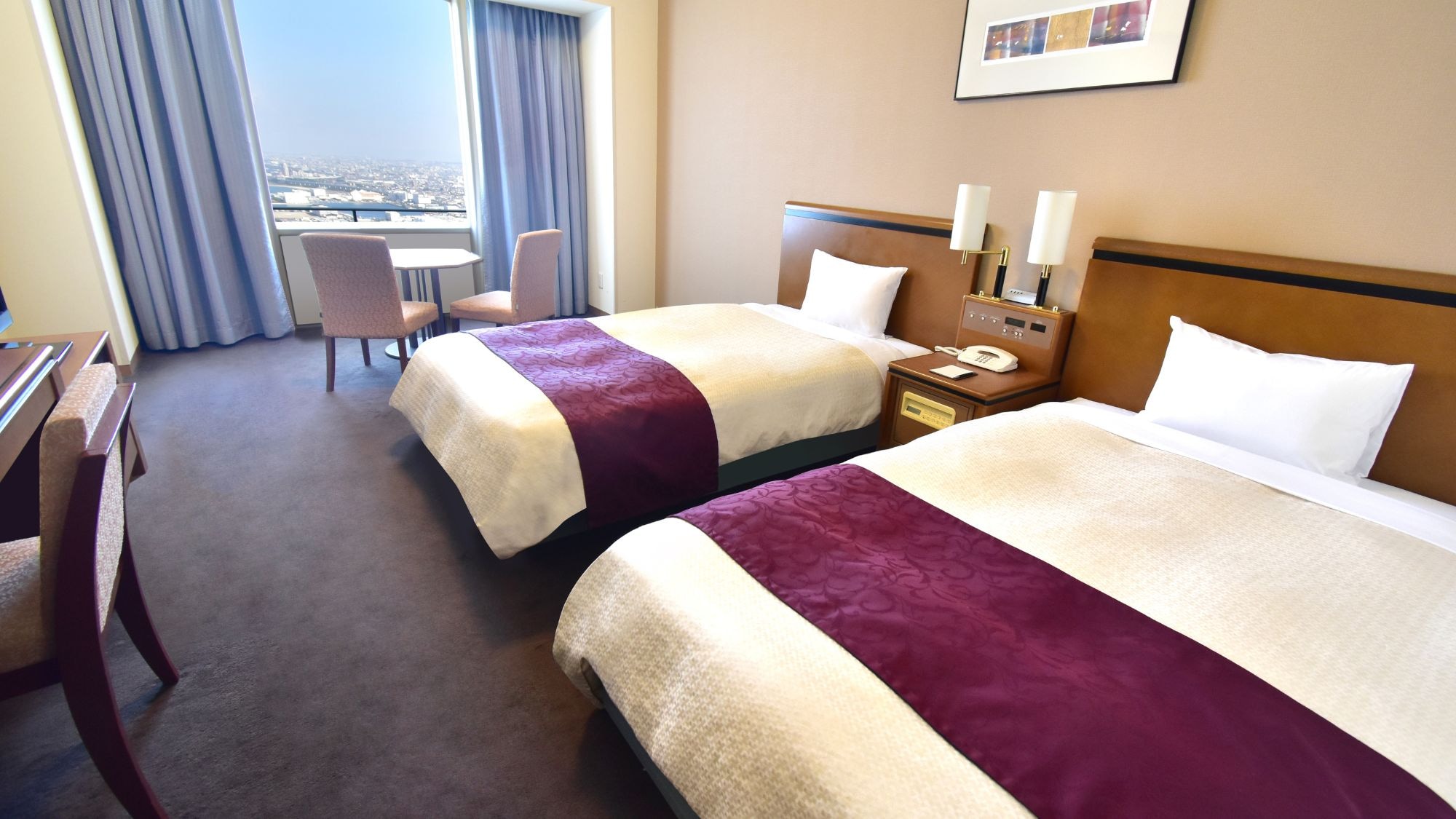 [Room type selected by the hotel] Twin room for 2 people