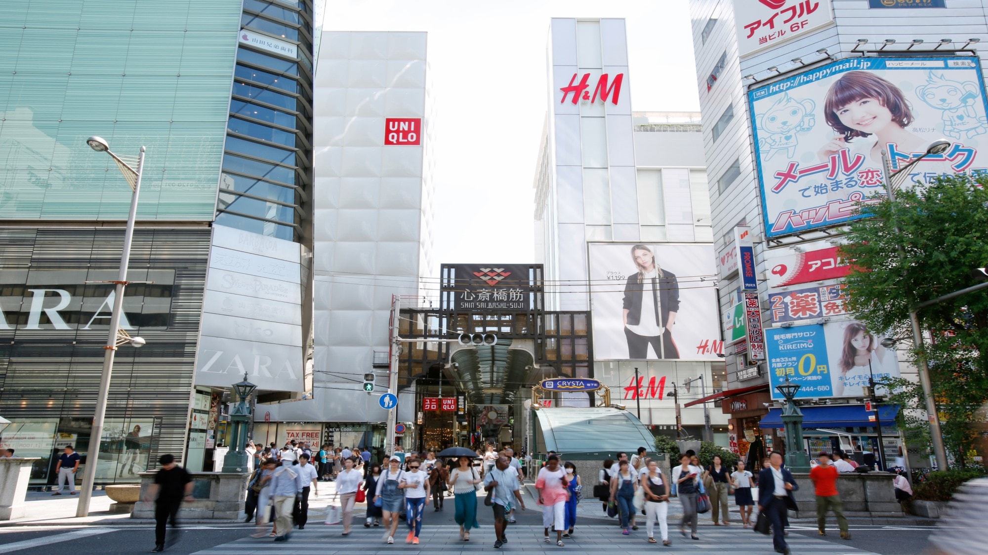 大阪观光【心斋桥商店街】