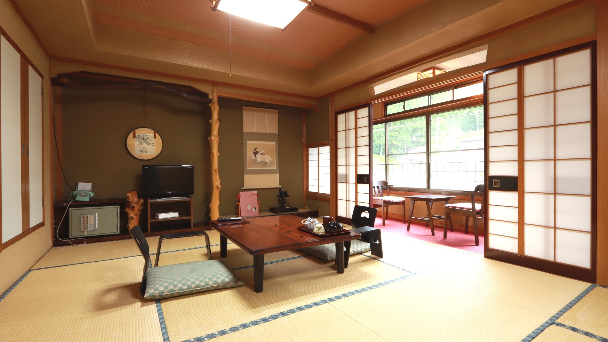 An example of a Japanese-style room with a toilet