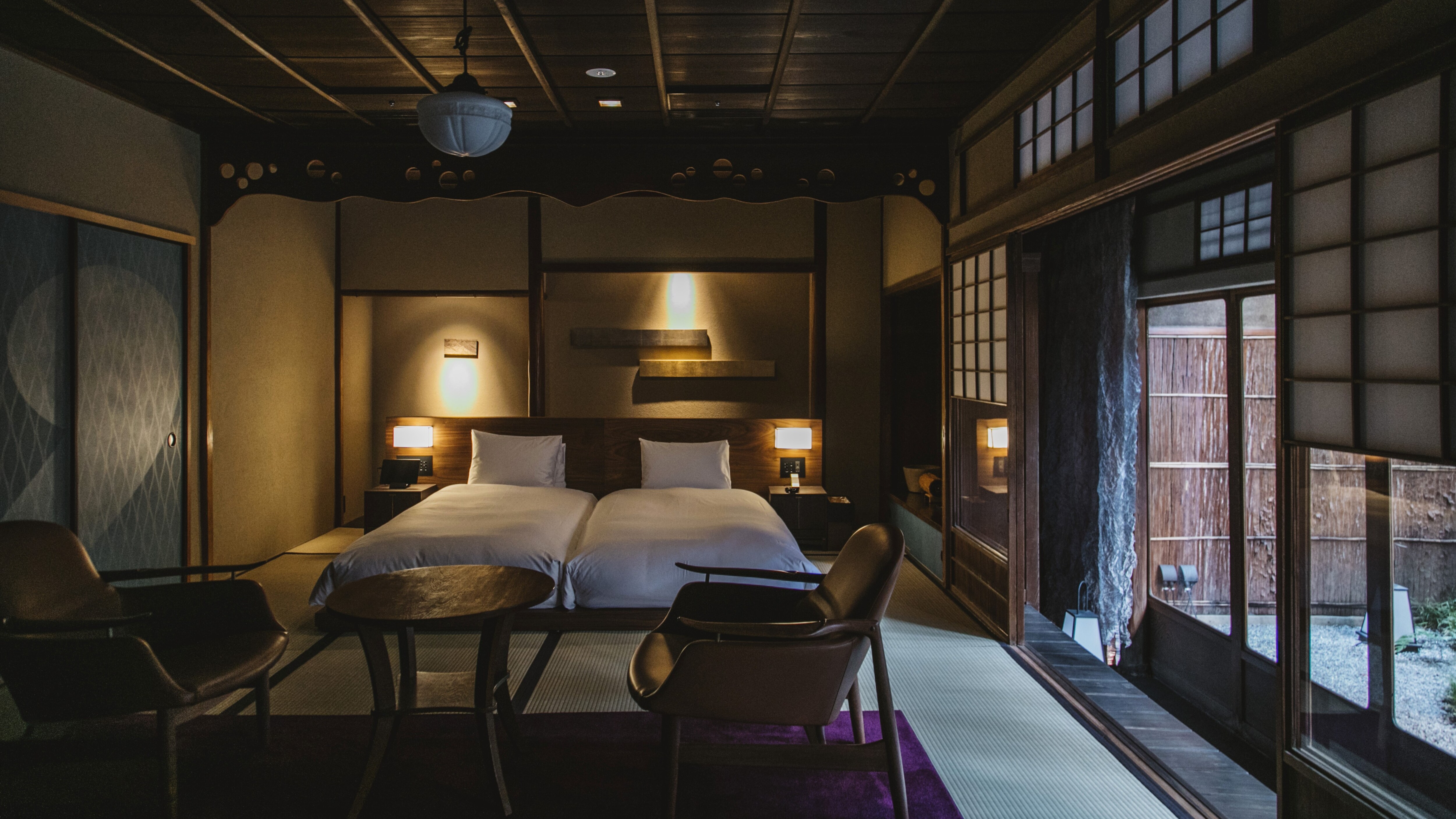 อาคารหลัก 102: ห้องดีลักซ์ฮอลลีวูดเตียงแฝดพร้อมสวนส่วนตัว