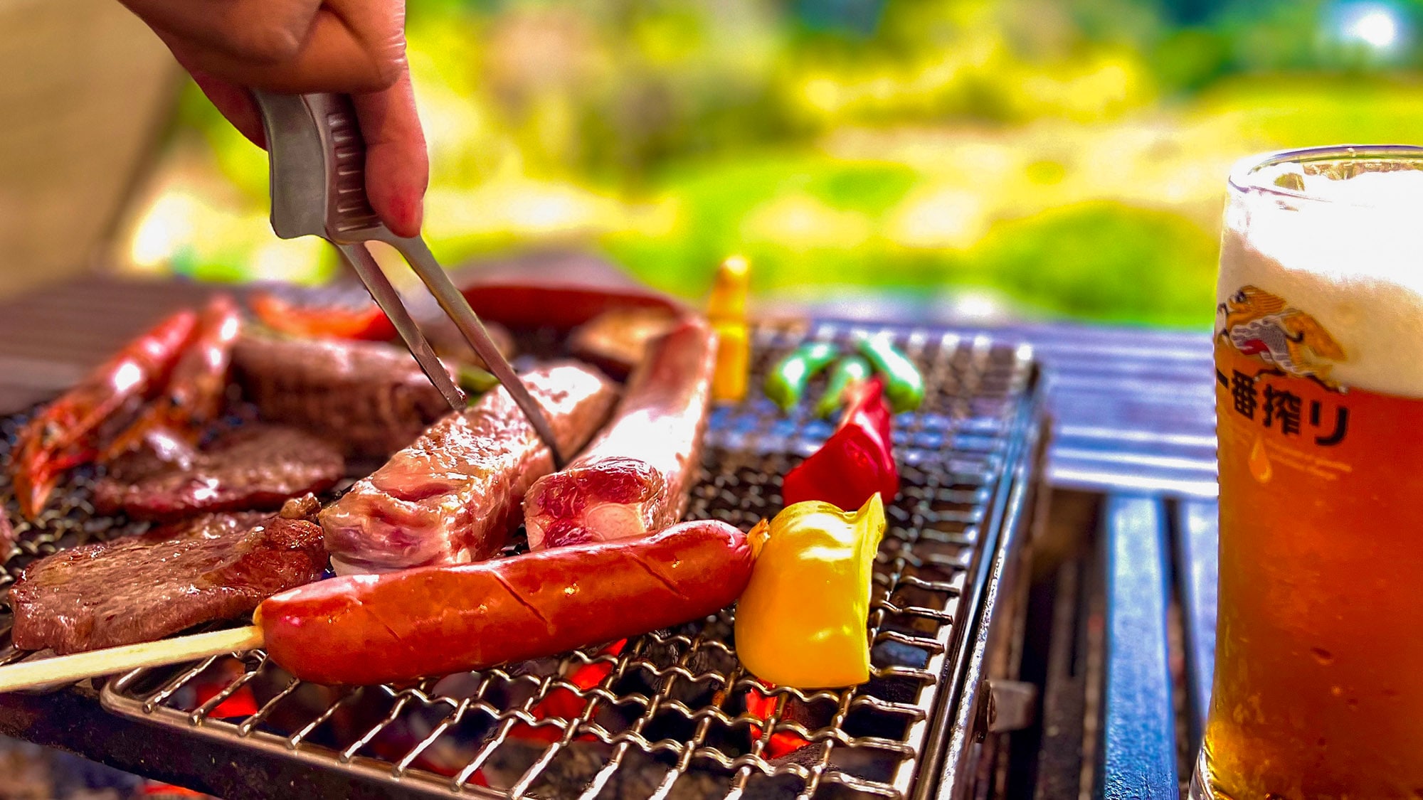 ・[Dinner] Beer goes great with BBQ