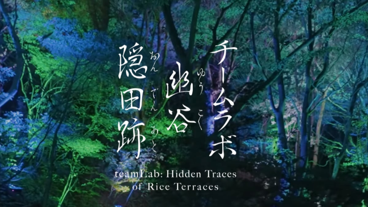 TeamLab“隱谷遺跡”