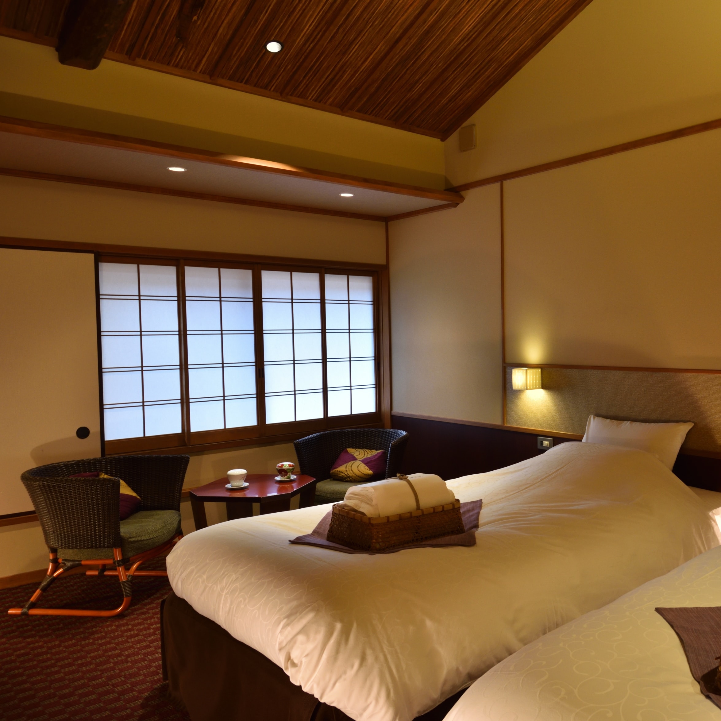 [Kikyou] Kyomachiya-style twin Japanese-style room (triple)