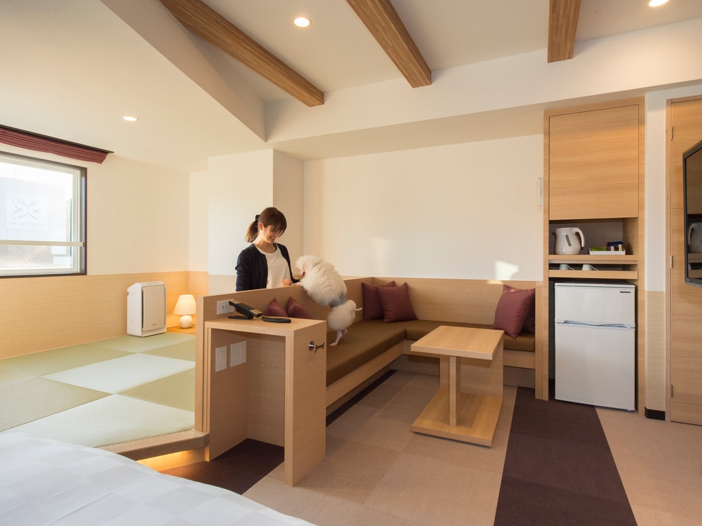 Forest view Japanese and Western room (mountain side)