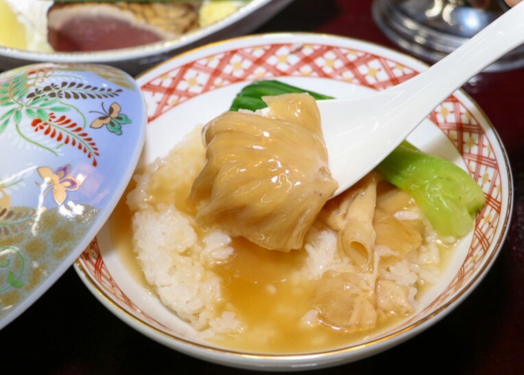 Shark fin rice bowl