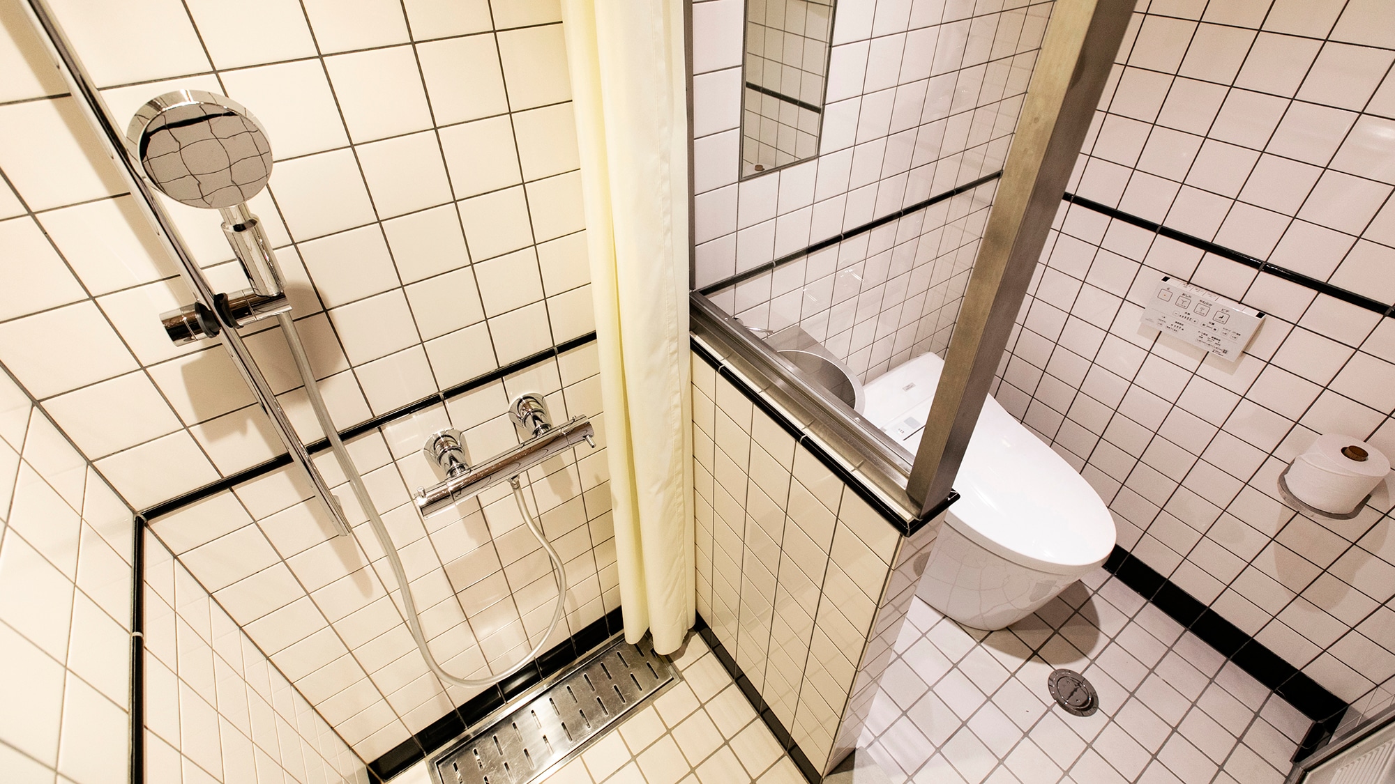 [Designer / Single] Simple & stylish "shower room"