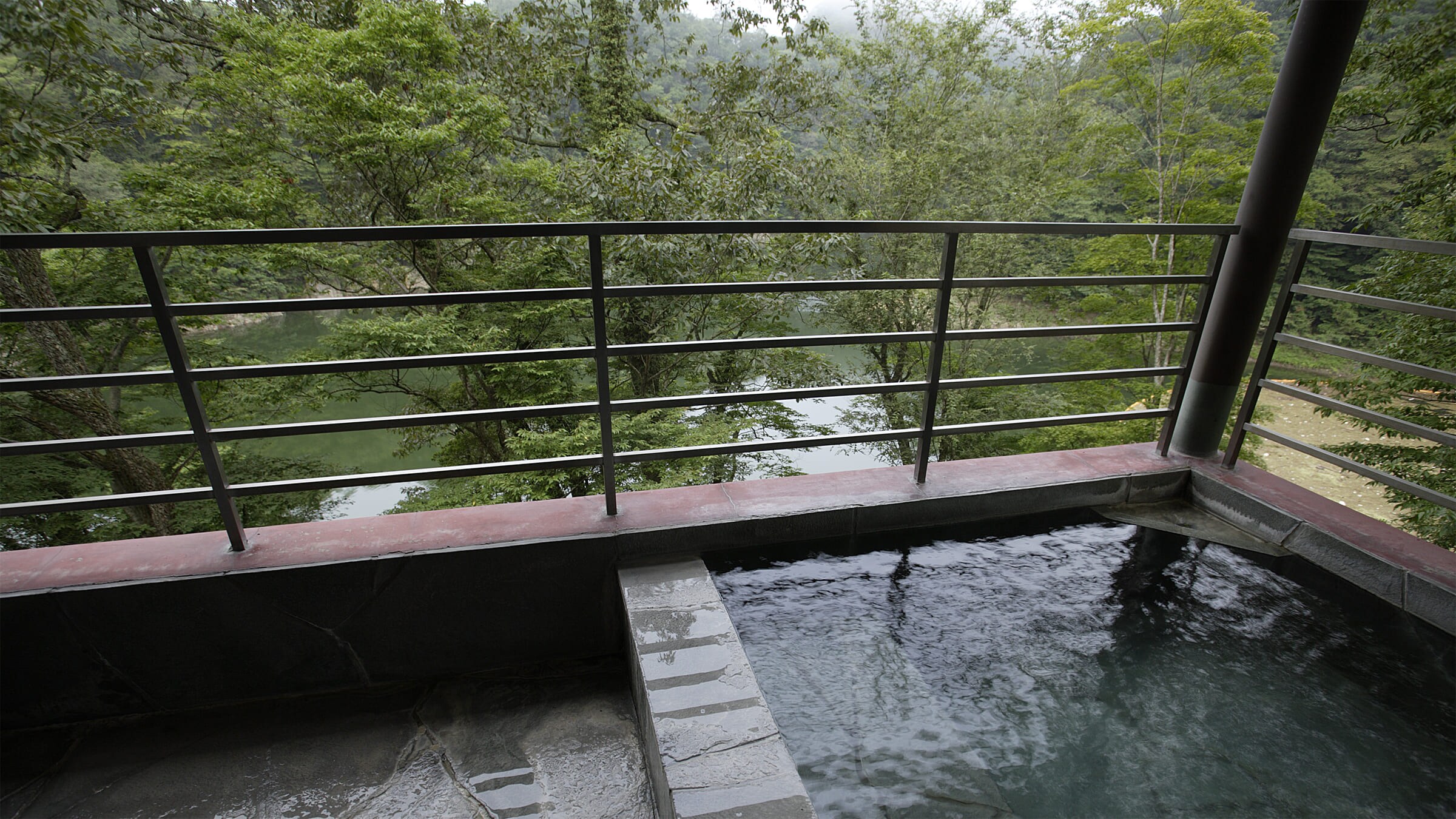 Summer open-air bath