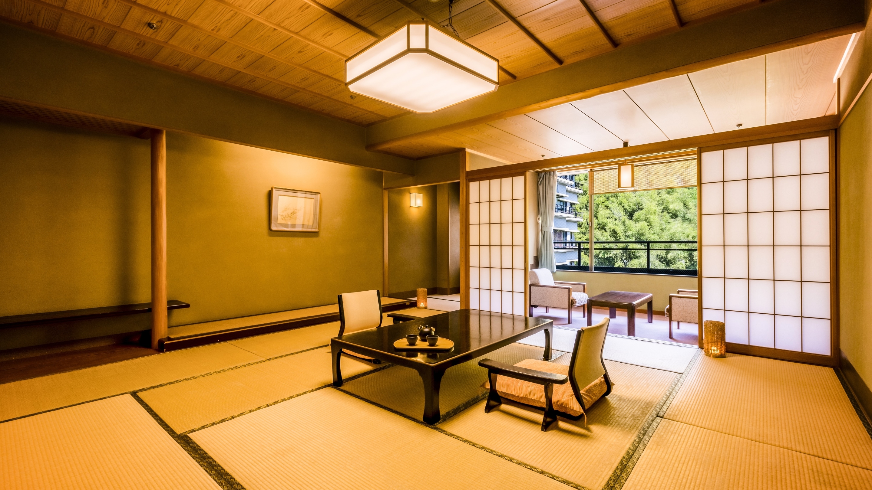 Standard Japanese-style Room (Ryokusuien Garden View) *Example of a guest room
