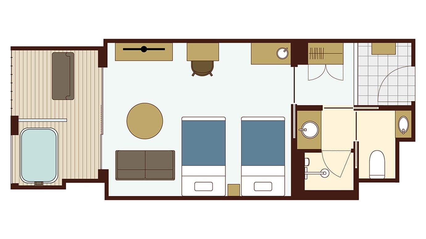 【含溫泉】天空雙子「東」*佈局