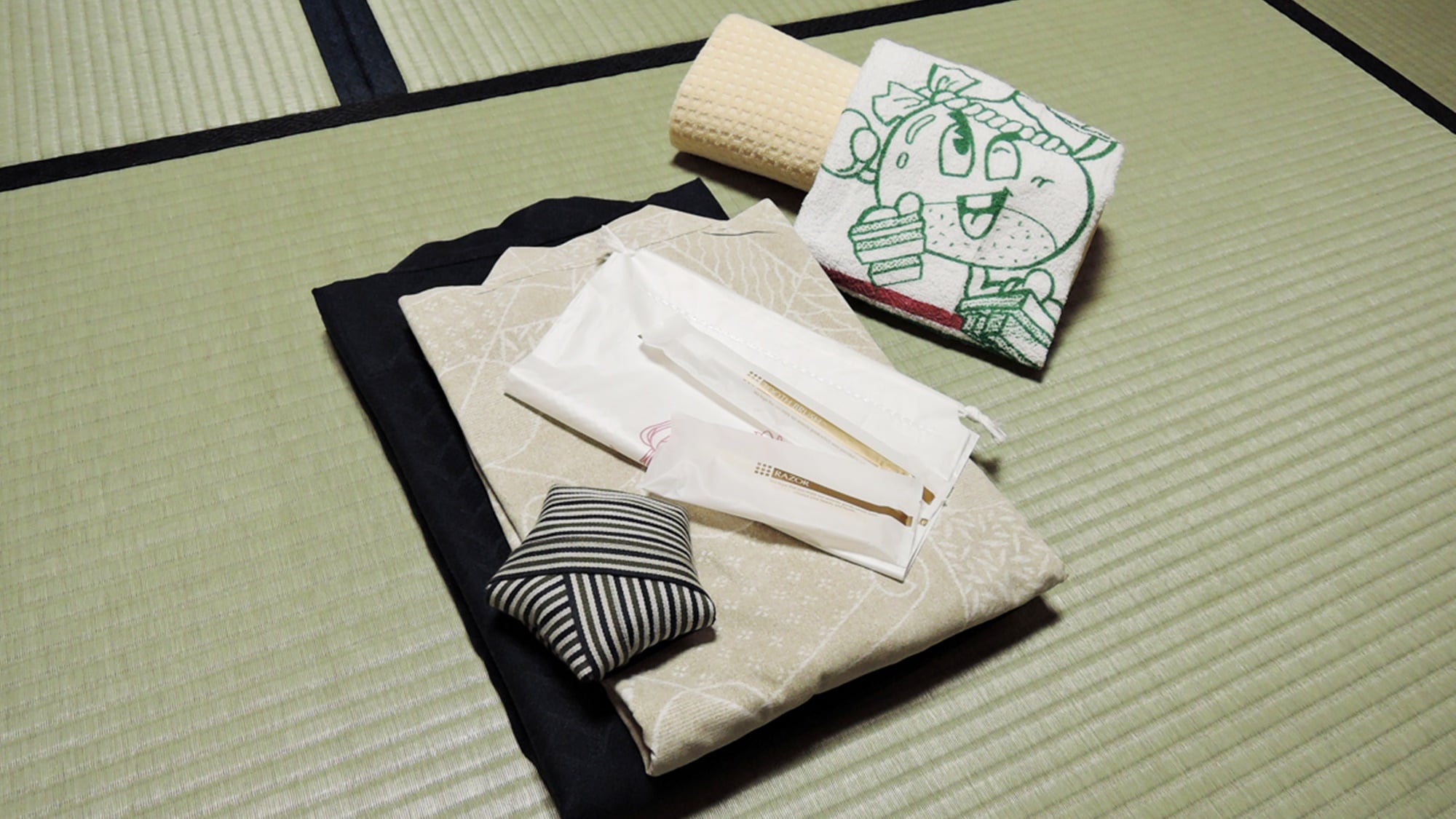 *[Amenities] Yukata, towels, etc. are provided.